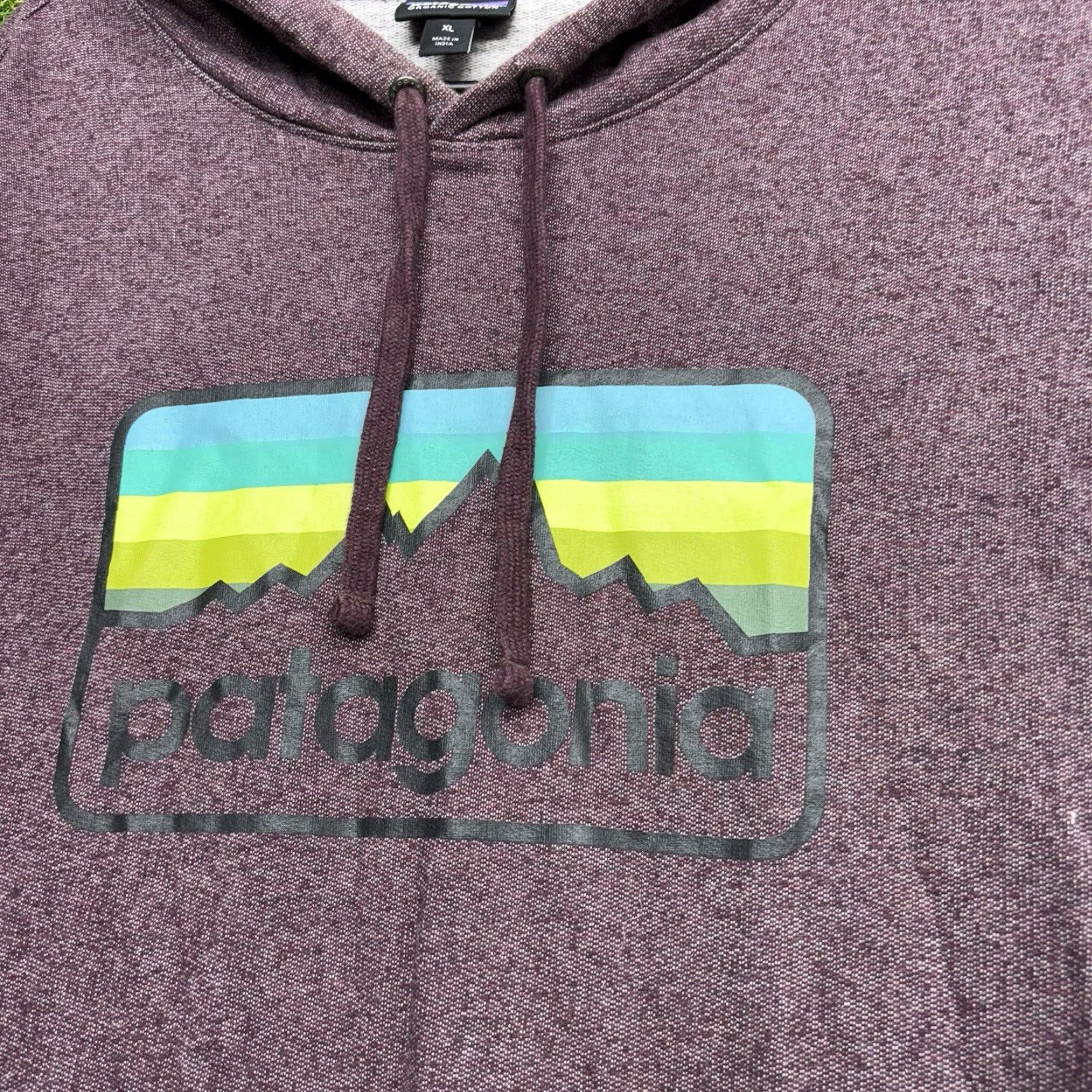 Patagonia Patagonia Sweatshirt Mens XL Purple Logo Hoodie Outdoors Casual Hiking Size US XL / EU 56 / 4 - 6 Thumbnail