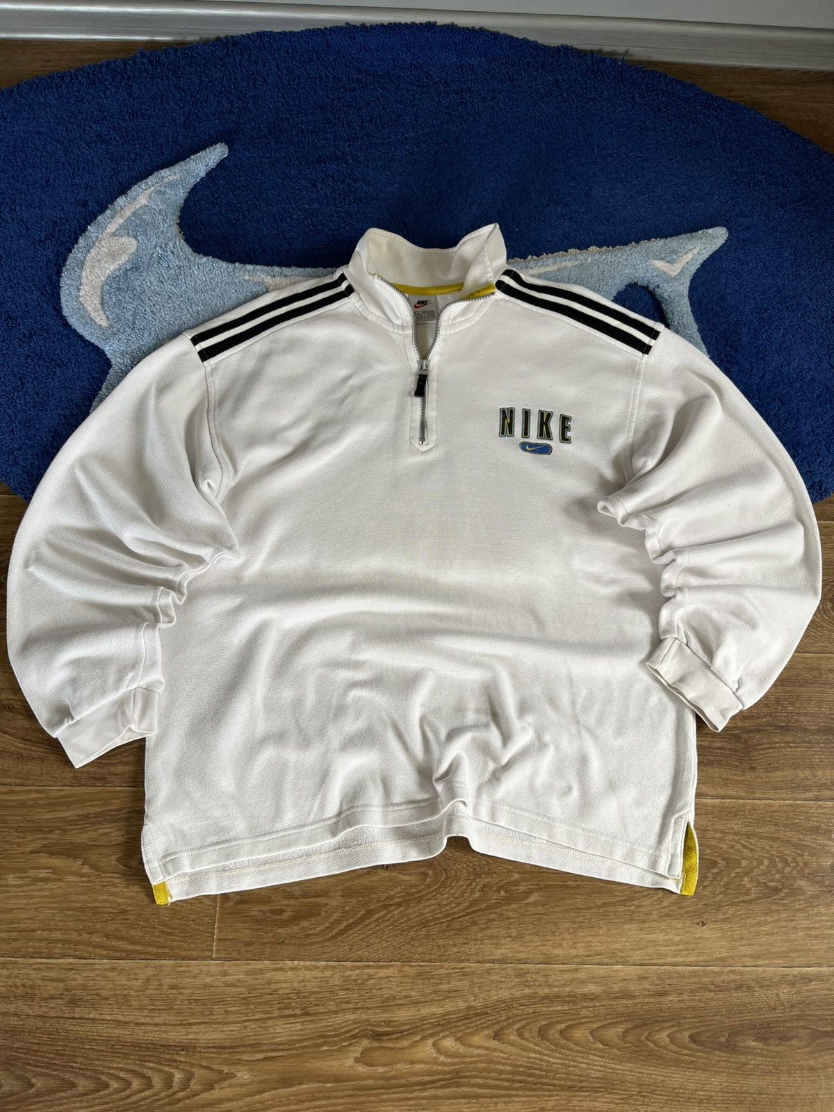 Nike NIKE 1/3 ZIP VINTAGE OVERSIZE BOXY SWEATSHIRT Size US L / EU 52-54 / 3 - 1 Thumbnail