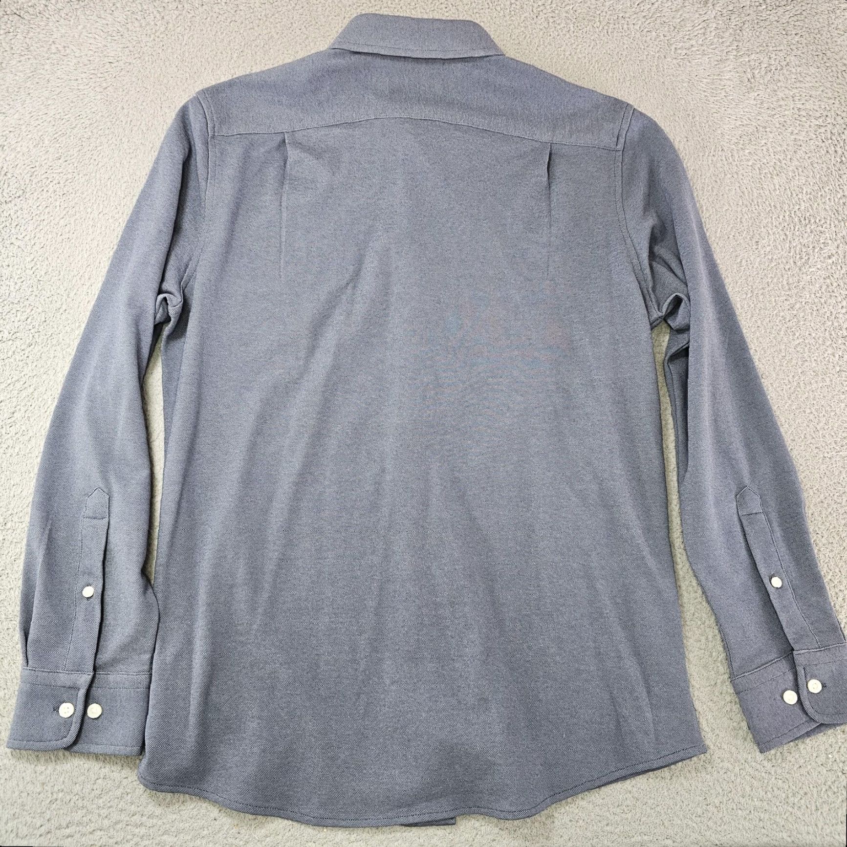 Vintage Goodfellow & Co Shirt Mens Small Slate Long Sleeve Button Down Standard Fit Knit Size US S / EU 44-46 / 1 - 6 Thumbnail