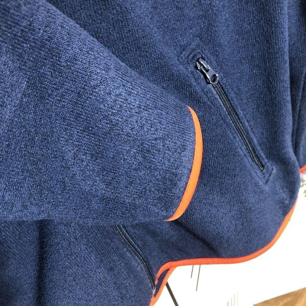 Bdg BDG gray blue hooded fleece zippered warm sweatshirt sz L Size US L / EU 52-54 / 3 - 6 Thumbnail