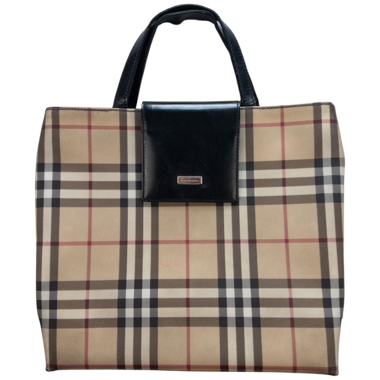 Vintage Burberry Nova Check Handbag