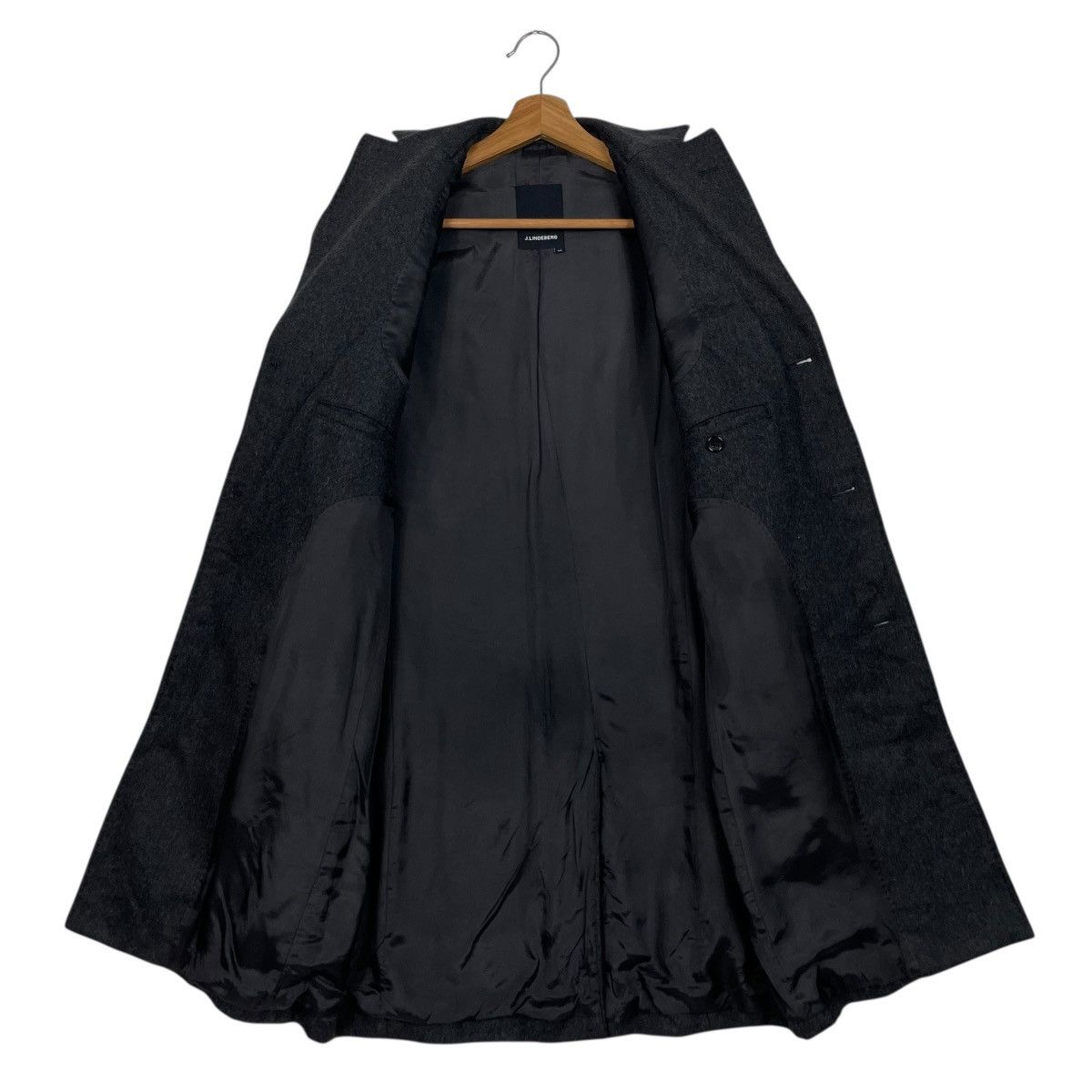 J.Lindeberg J.Lindeberg Wool Black Coat Size US S / EU 44-46 / 1 - 11 Thumbnail