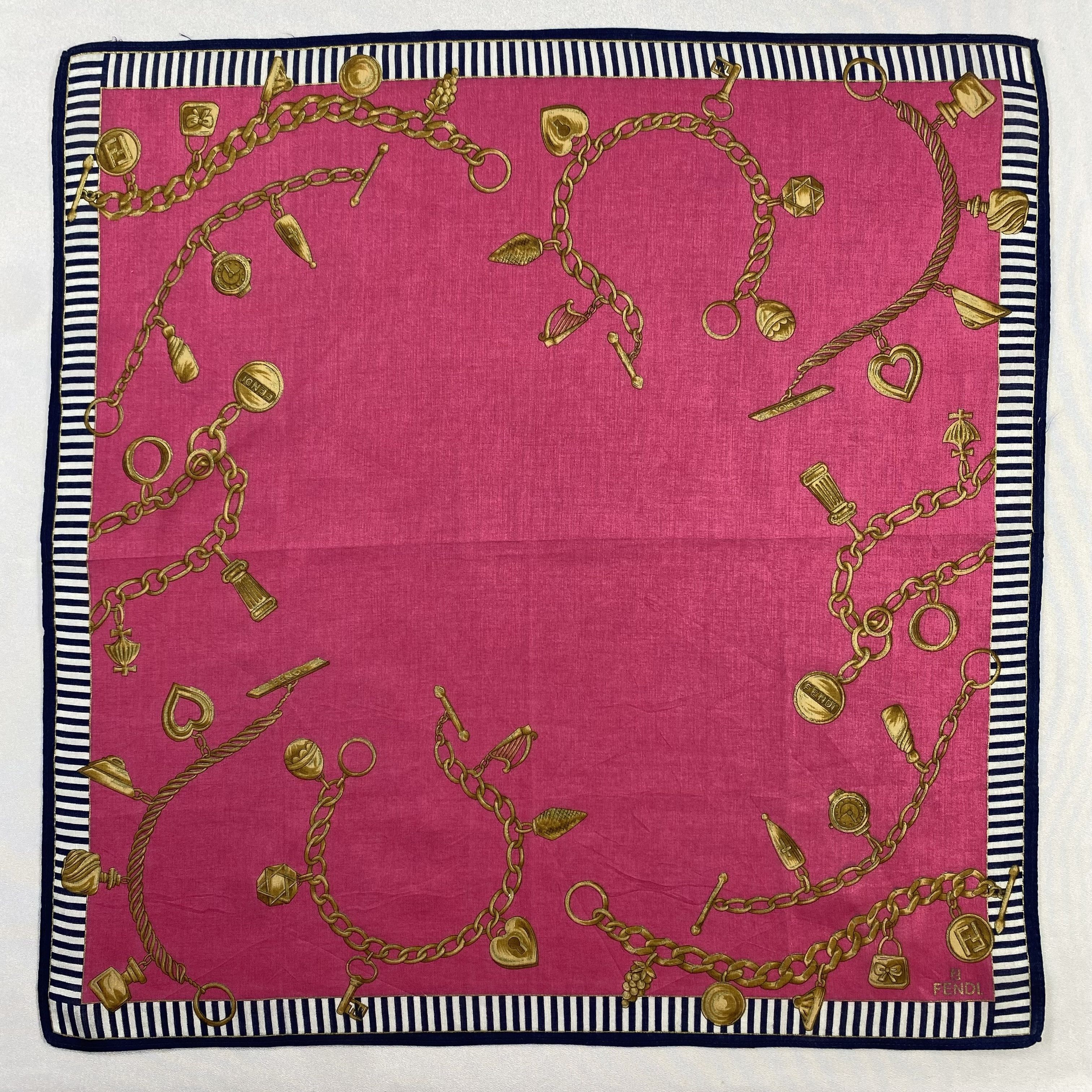 Vintage Fendi Handkerchief / Neckerchief / Bandana-P751 Size ONE SIZE - 1 Thumbnail