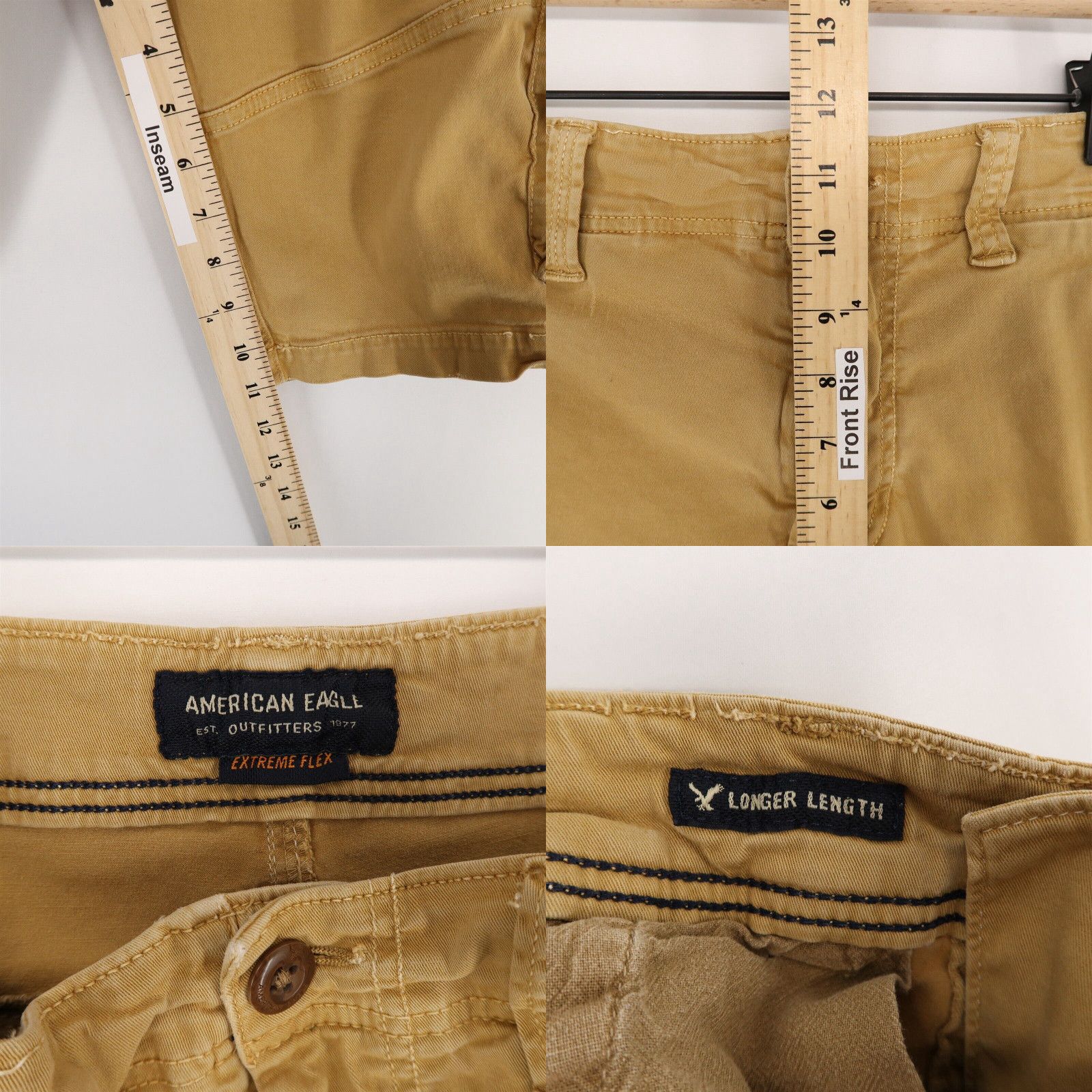 American Eagle Outfitters American Eagle Cargo Shorts Mens 32 Golden 