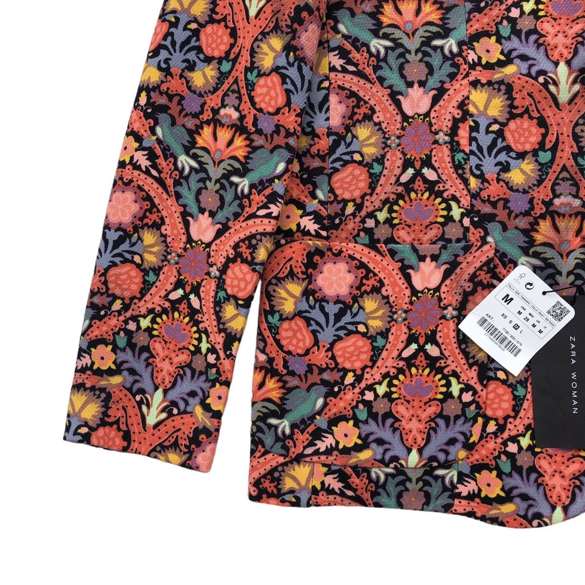Zara Zara Retro Paisley Blazer For Women Size M / US 6-8 / IT 42-44 - 6 Thumbnail
