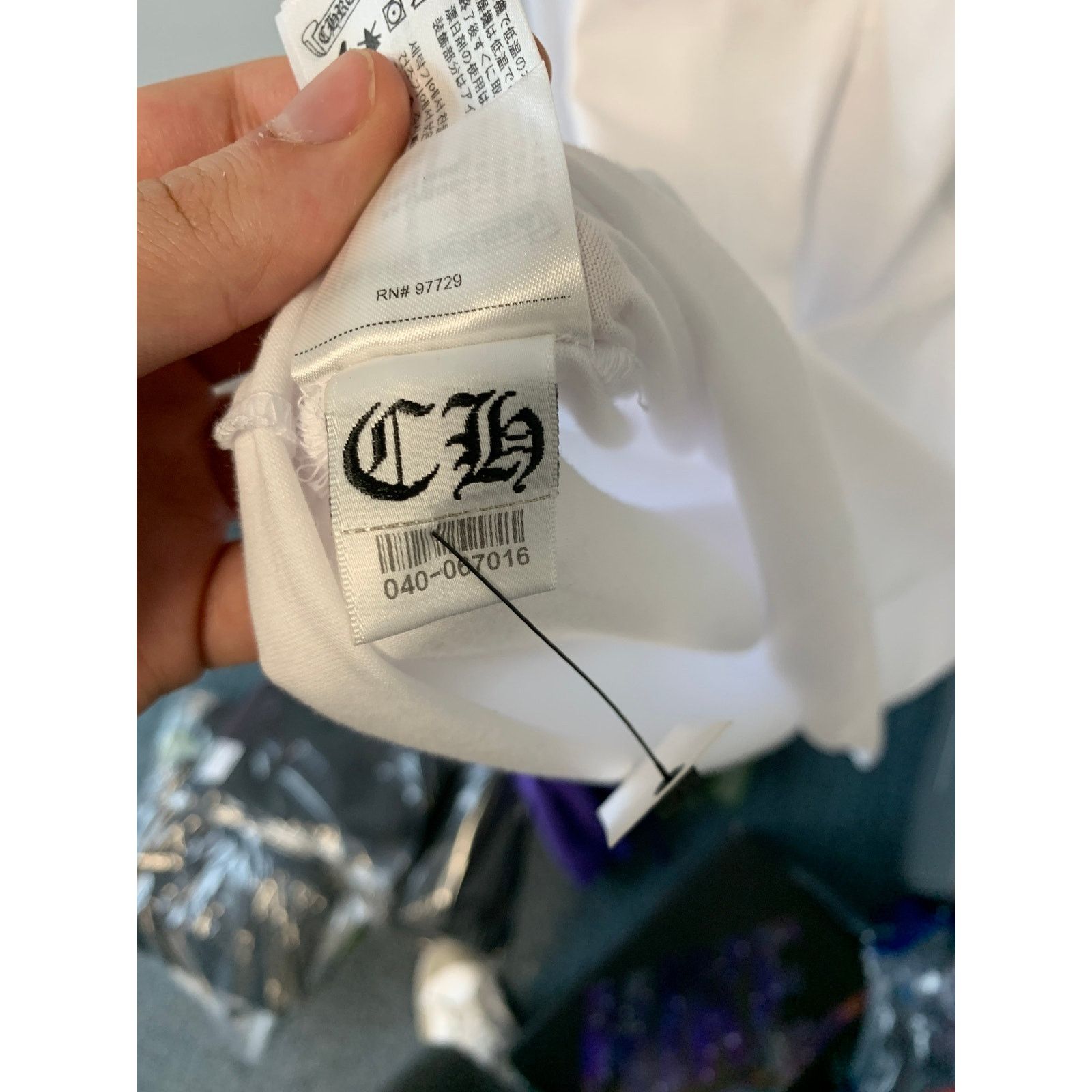 Chrome Hearts Chrome Hearts Long Sleeve Foti Tee White Size XXLarge NEW Size US XXL / EU 58 / 5 - 7 Thumbnail