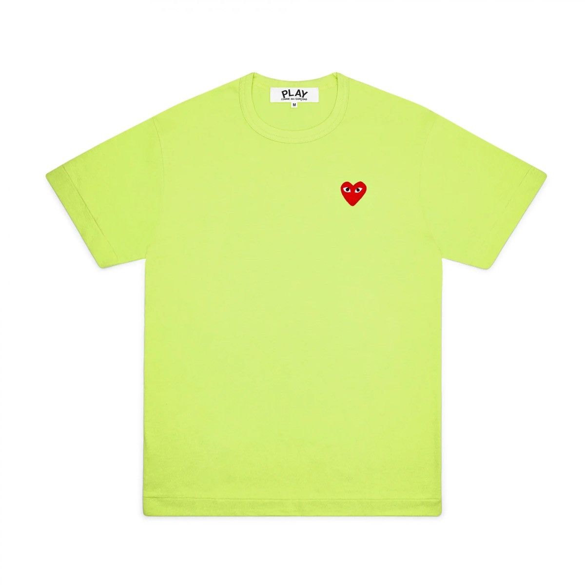 Comme des Garcons × Comme des Garcons PLAY Comme Des Garçons Play heart embroidered round neck T-shirt Size US S / EU 44-46 / 1 - 1 Thumbnail