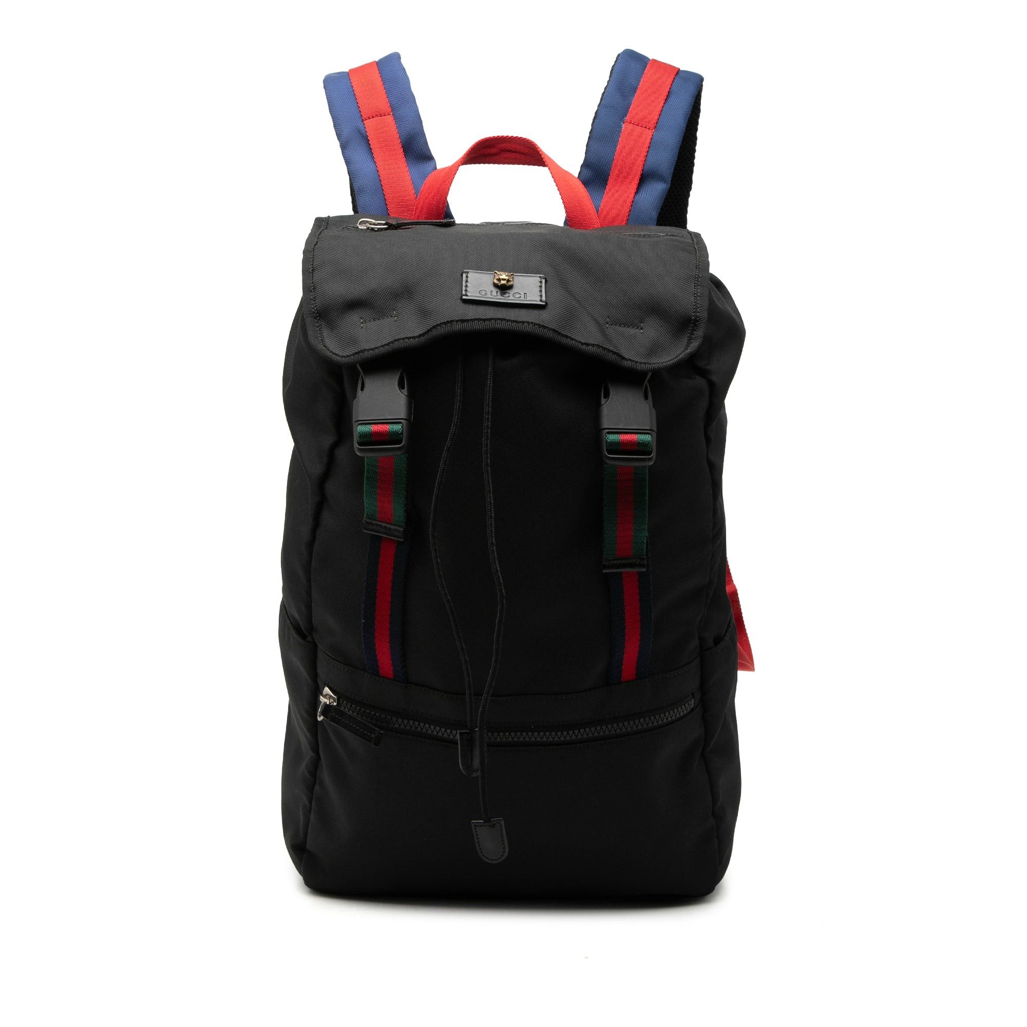 Gucci Canvas Techno Web Animalier Backpack Size ONE SIZE - 1 Thumbnail