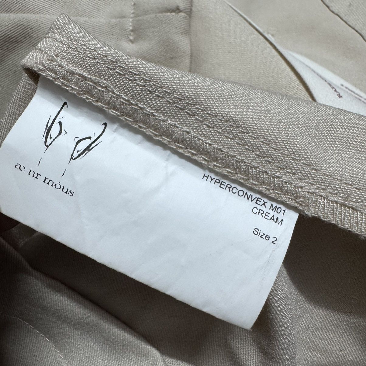 AENRMOUS SS2023 Aenrmous Hyperconvex Jacket Cream Size US M / EU 48-50 / 2 - 18 Thumbnail