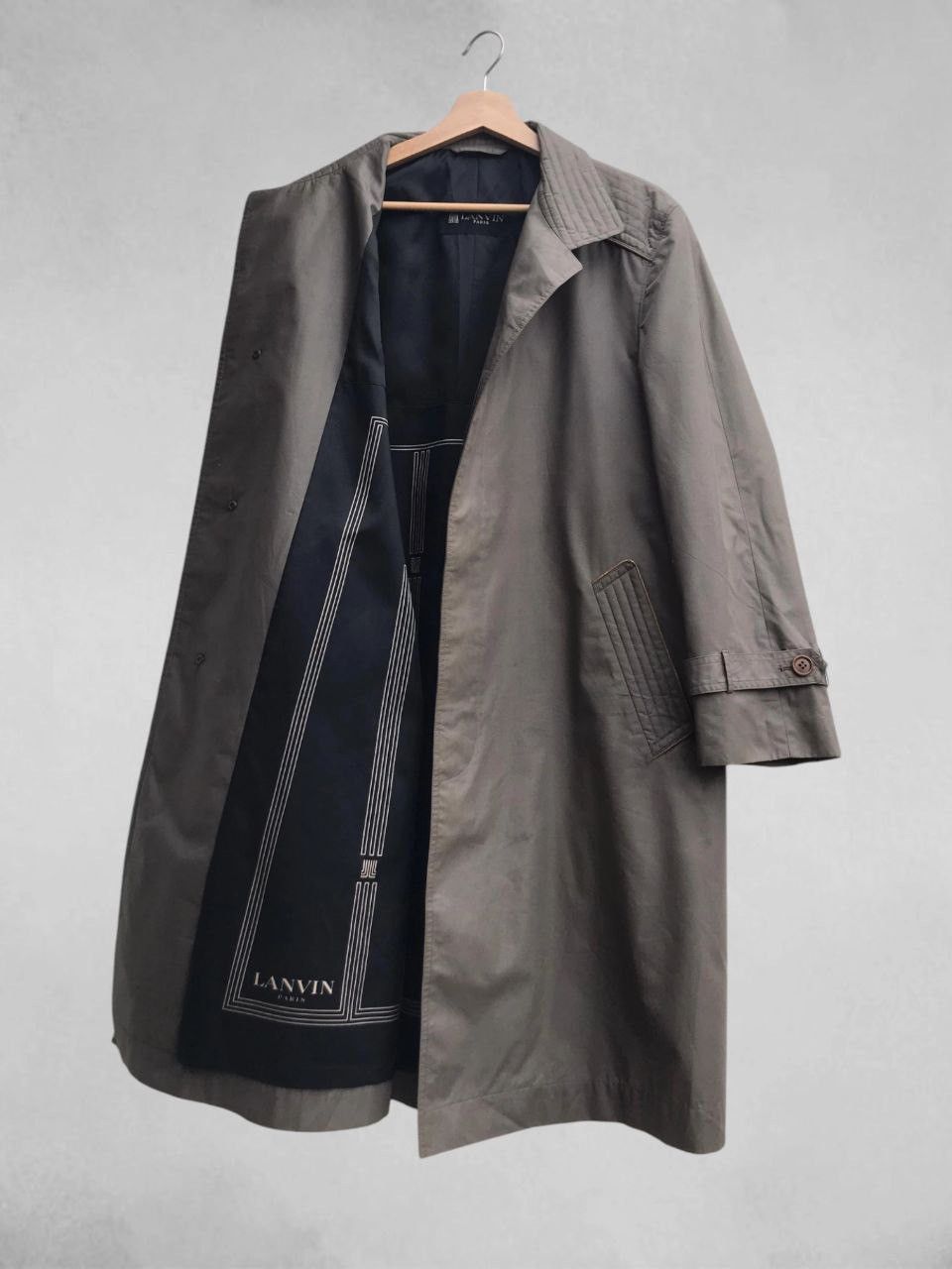 Lanvin Vintage Lanvin Paris Trench Coat Size US M / EU 48-50 / 2 - 2 Thumbnail