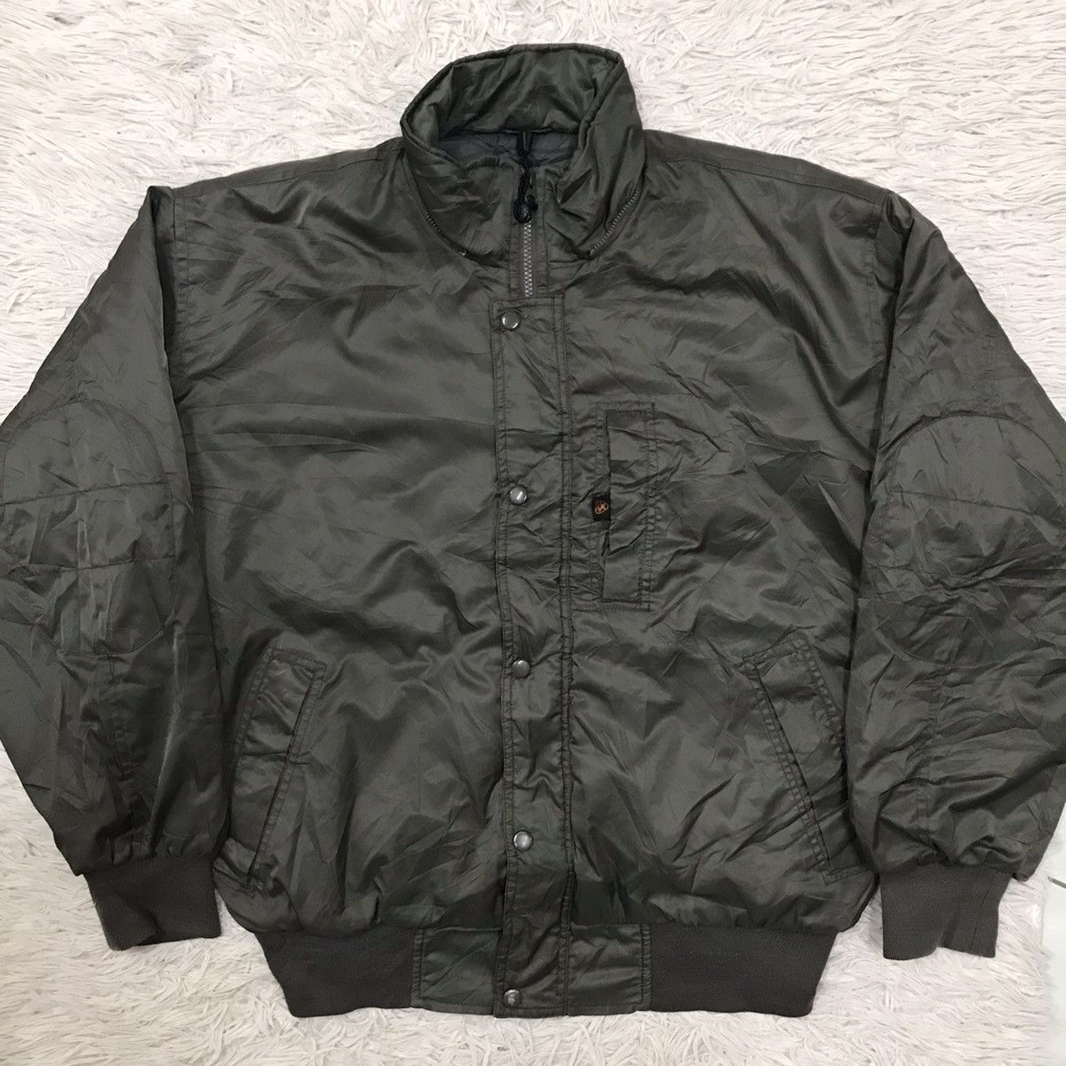 Japanese Brand Xebec Urban Utility Wear & Gear Quilted Lined Bomber Jacket Size US XL / EU 56 / 4 - 7 Thumbnail