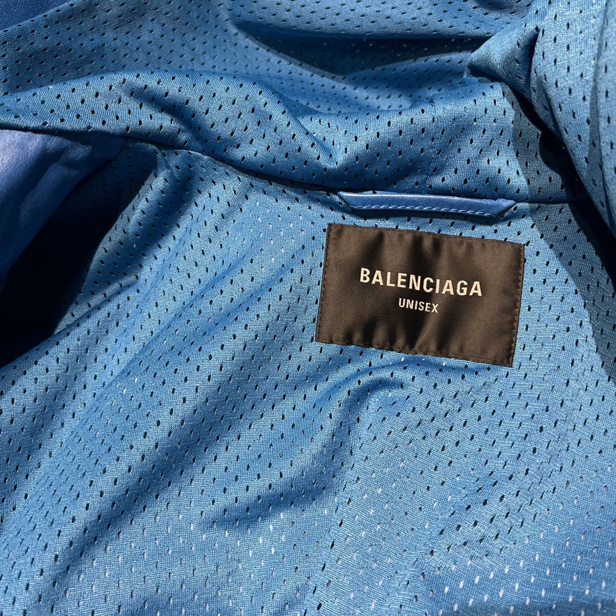 Balenciaga Balenciaga Oversized Hooded Leather Jacket Size US XL / EU 56 / 4 - 3 Thumbnail