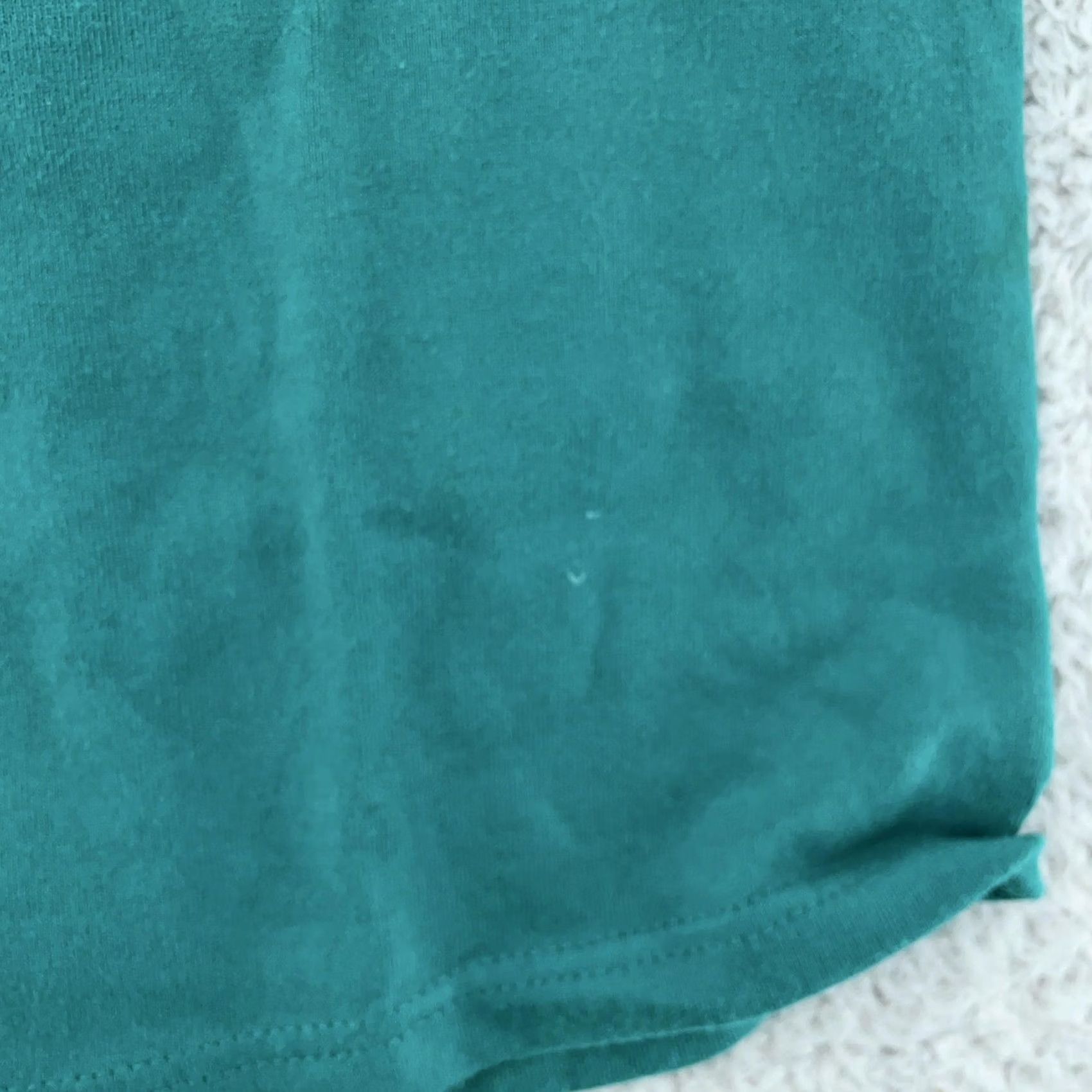 Jerzees VINTAGE Jerzees T-Shirt Mens S Teal 50/50 Heavyweight Made in USA 90s Green Crew Neck Short Sleeve Size US S / EU 44-46 / 1 - 3 Thumbnail