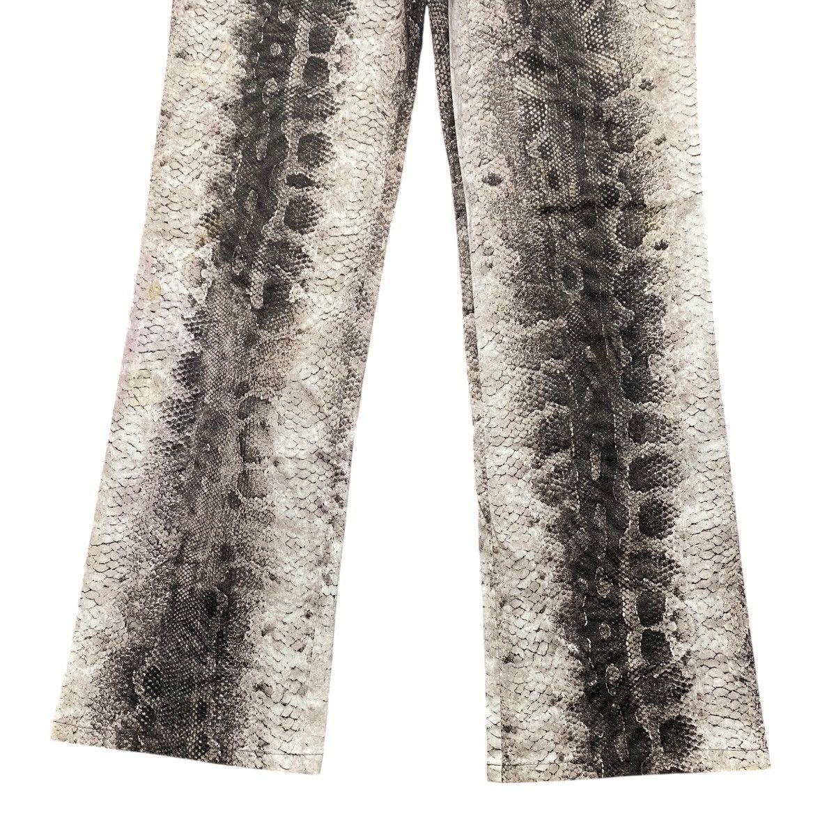 Japanese Brand Japanese Brand SPECCHIO Snake Skin Flare Pants Size 29" - 6 Thumbnail