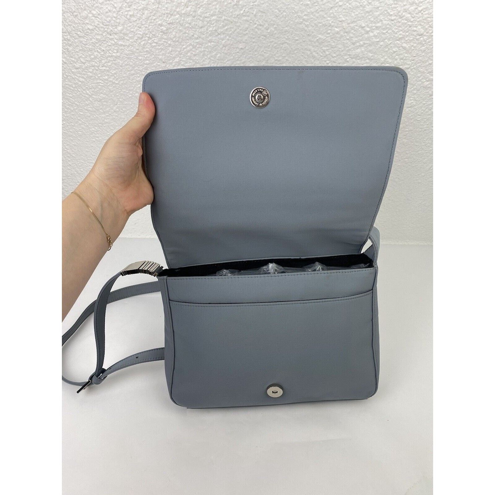 Guess VTG GUESS Gray Nylon Shoulder Bag Purse Metal Logo Y2K 90s Size ONE SIZE - 15 Thumbnail