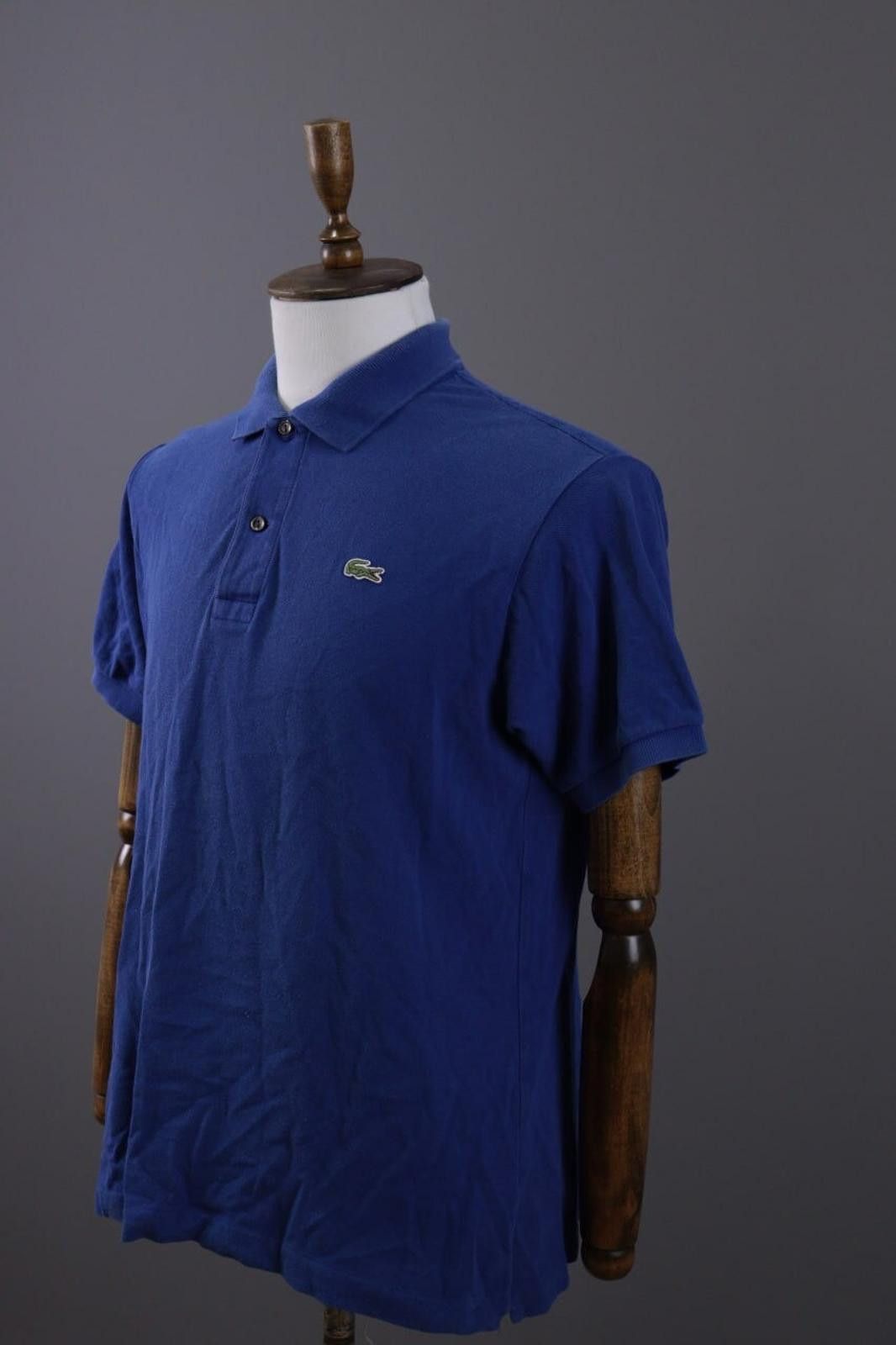 Lacoste Men Lacoste Blue Short Sleeve Polo Shirt Size 5 / L Size US L / EU 52-54 / 3 - 6 Thumbnail