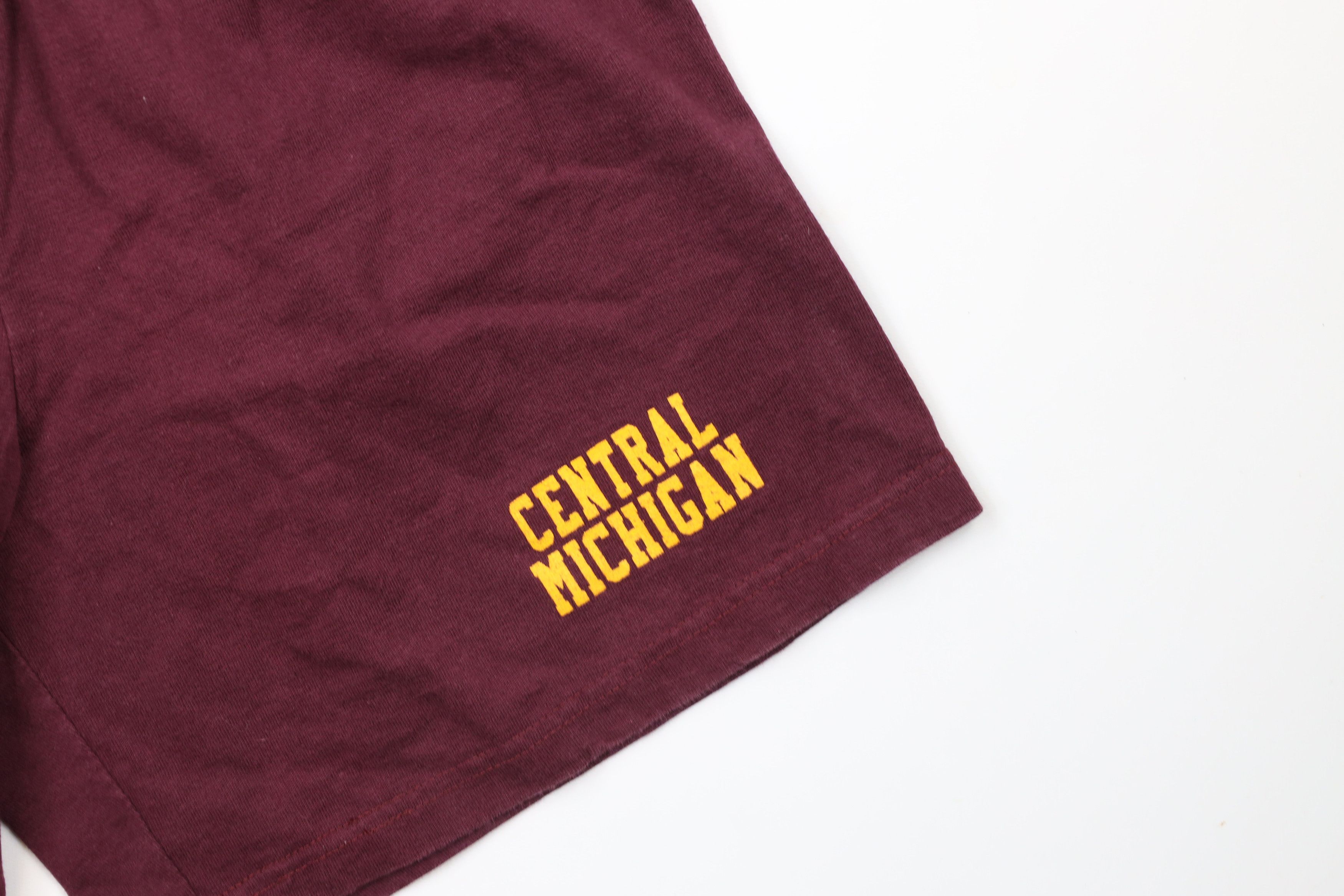 Vintage Vintage 90s Central Michigan University Shorts Cotton USA Size US 34 / EU 50 - 5 Thumbnail