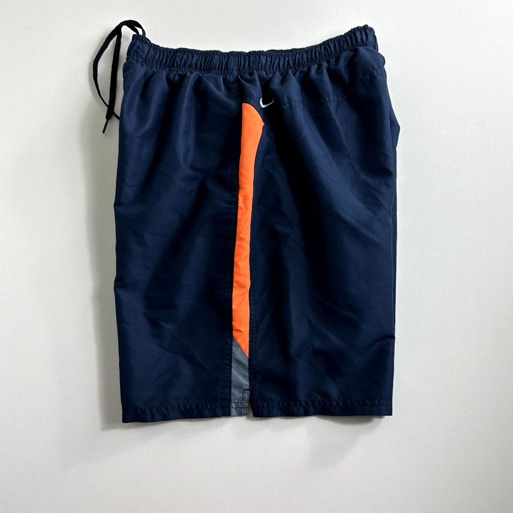 Nike Nike Swim Shorts Board Shorts Swim Shorts L Blue Adult Large Men’s Solid Pockets Drawstring Lined Swimwear Size US 33 - 3 Thumbnail