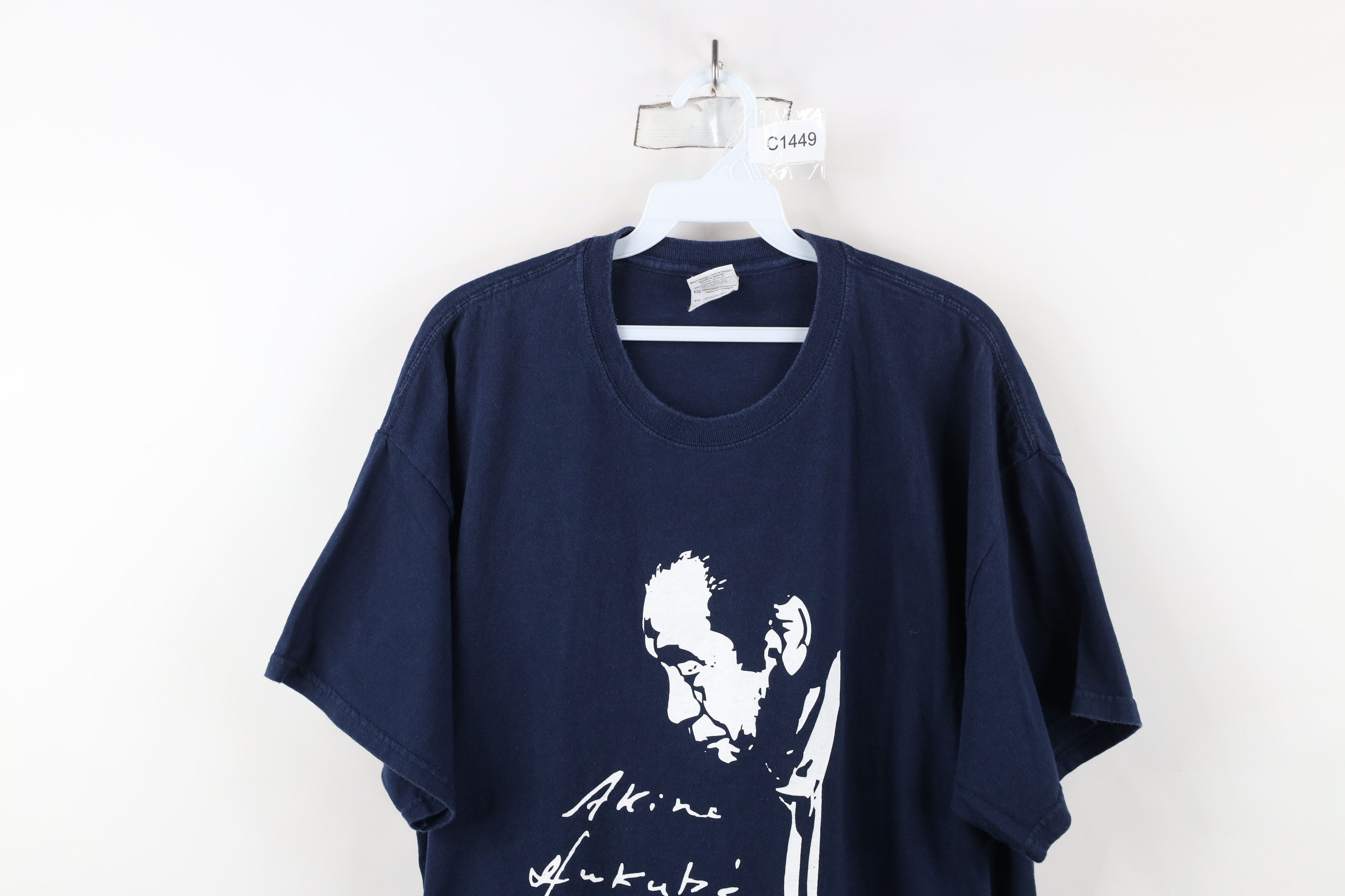 Vintage Vintage 90s Ifukube Godzilla Japan Music Composer T-Shirt Size US XL / EU 56 / 4 - 2 Thumbnail