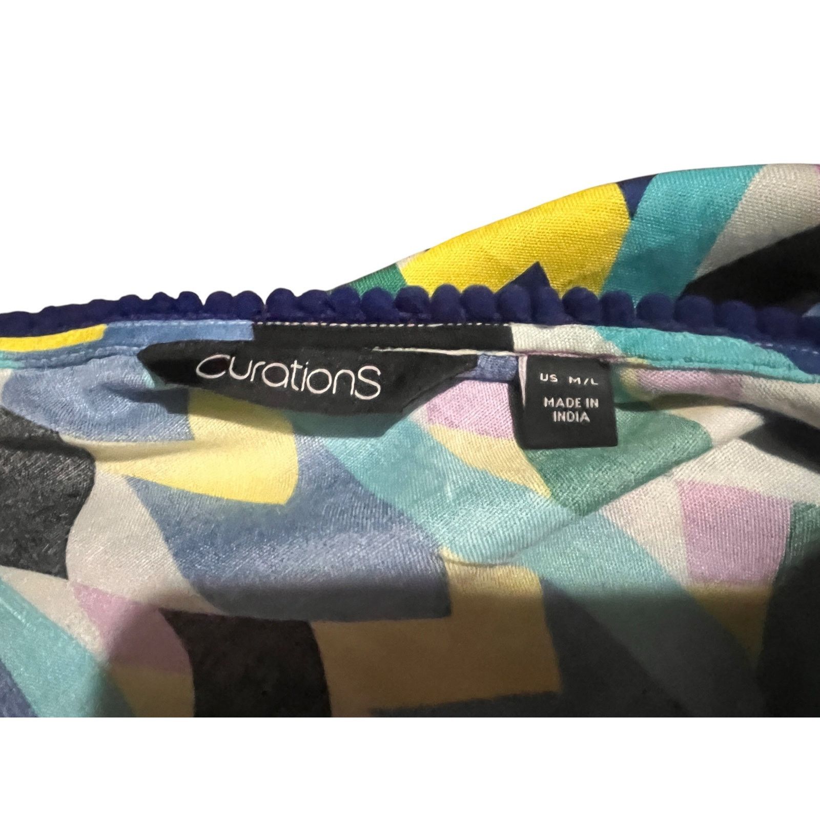 Other Curations Kimono Multi-Color Geometric Size Med-Large EUC Size M / US 6-8 / IT 42-44 - 6 Thumbnail
