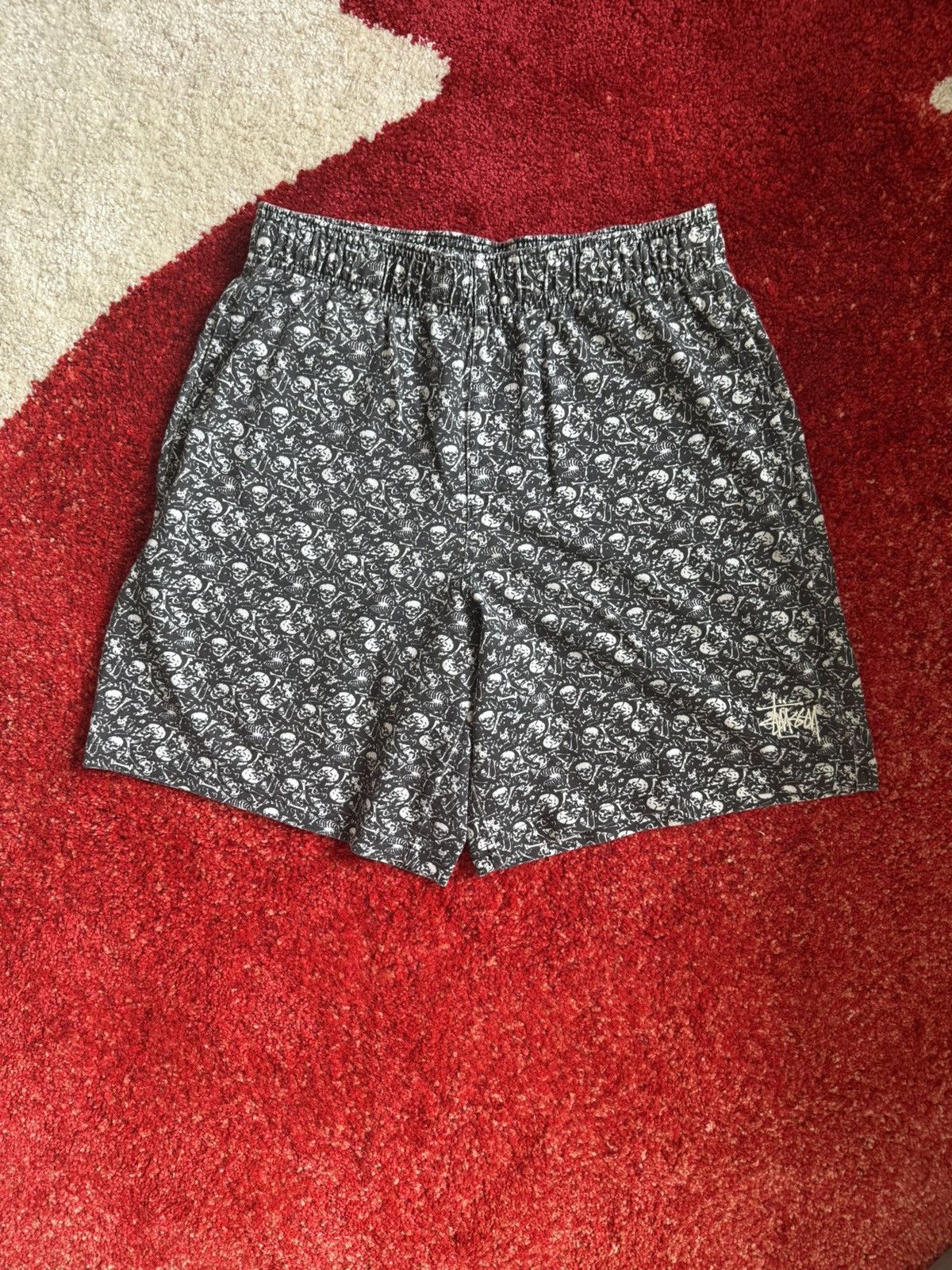 Stussy Stussy Snakeskin Mesh Shorts in Bone | Grailed