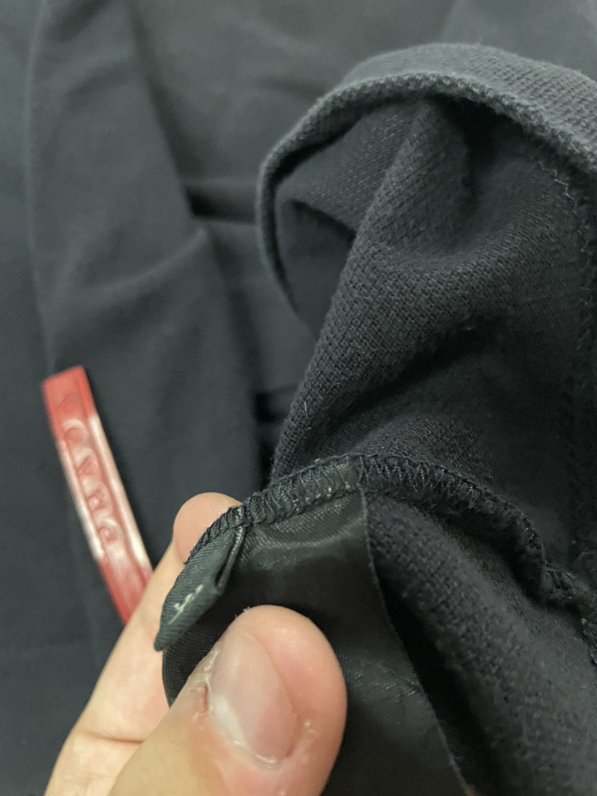 Prada Vintage Prada Red Tab Polo Size US XL / EU 56 / 4 - 11 Thumbnail