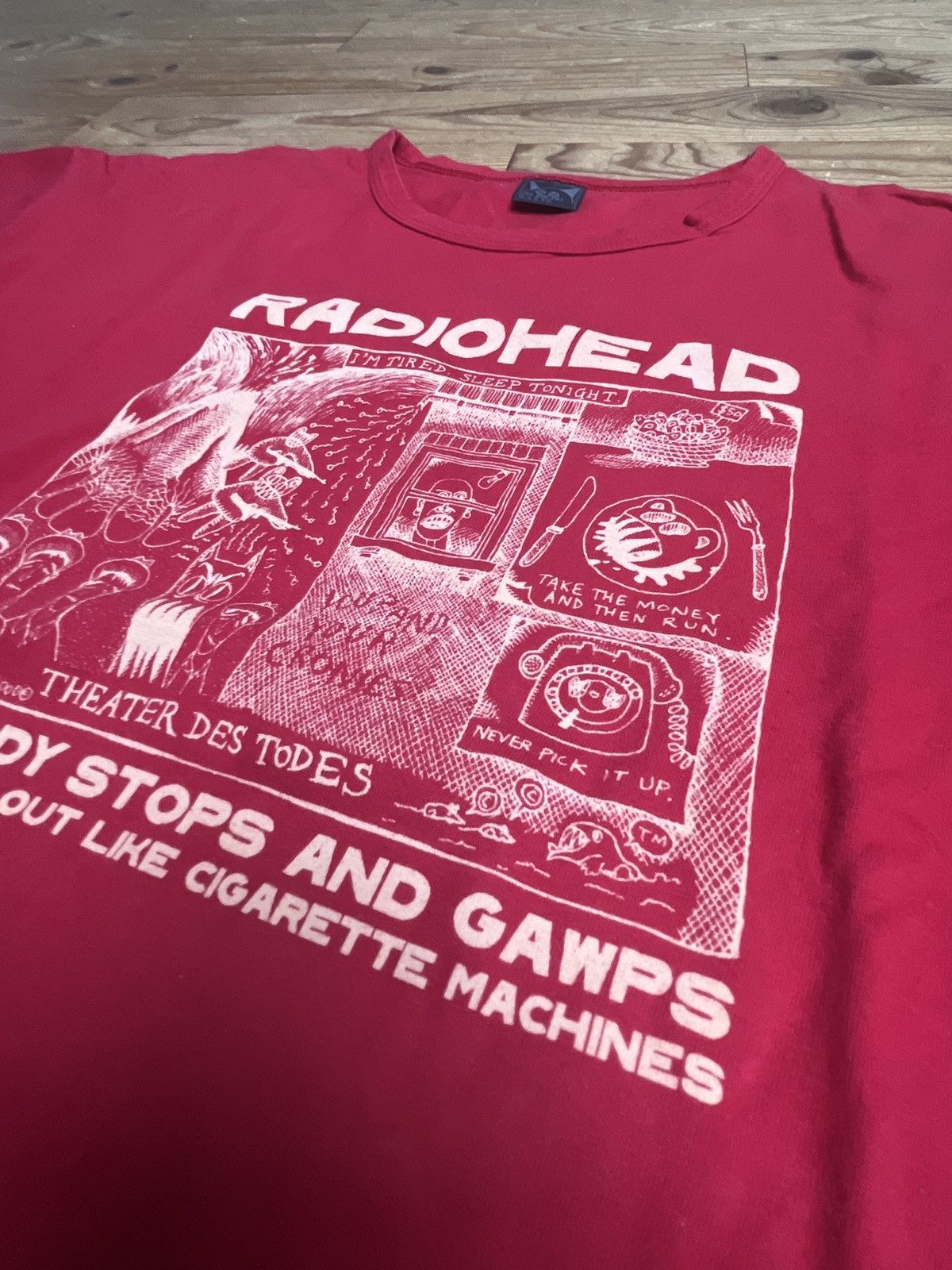 Band Tees Radiohead w.a.s.t.e long sleeve vintage tee Size US XL / EU 56 / 4 - 3 Thumbnail
