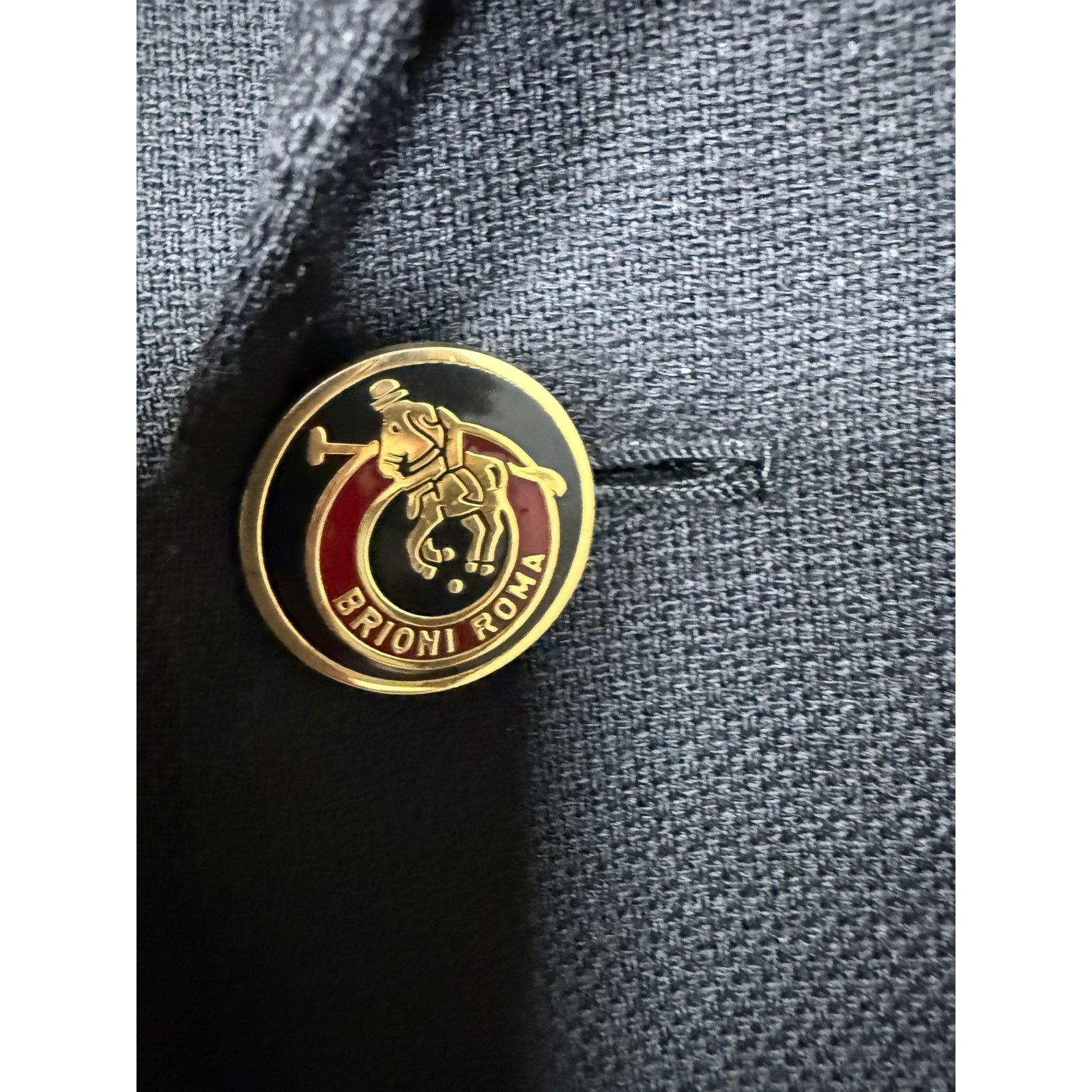Stefano Ricci Stefano Ricci Bespoke Blazer w/gold Brioni Polo Buttons 46IT Size 36S - 10 Thumbnail