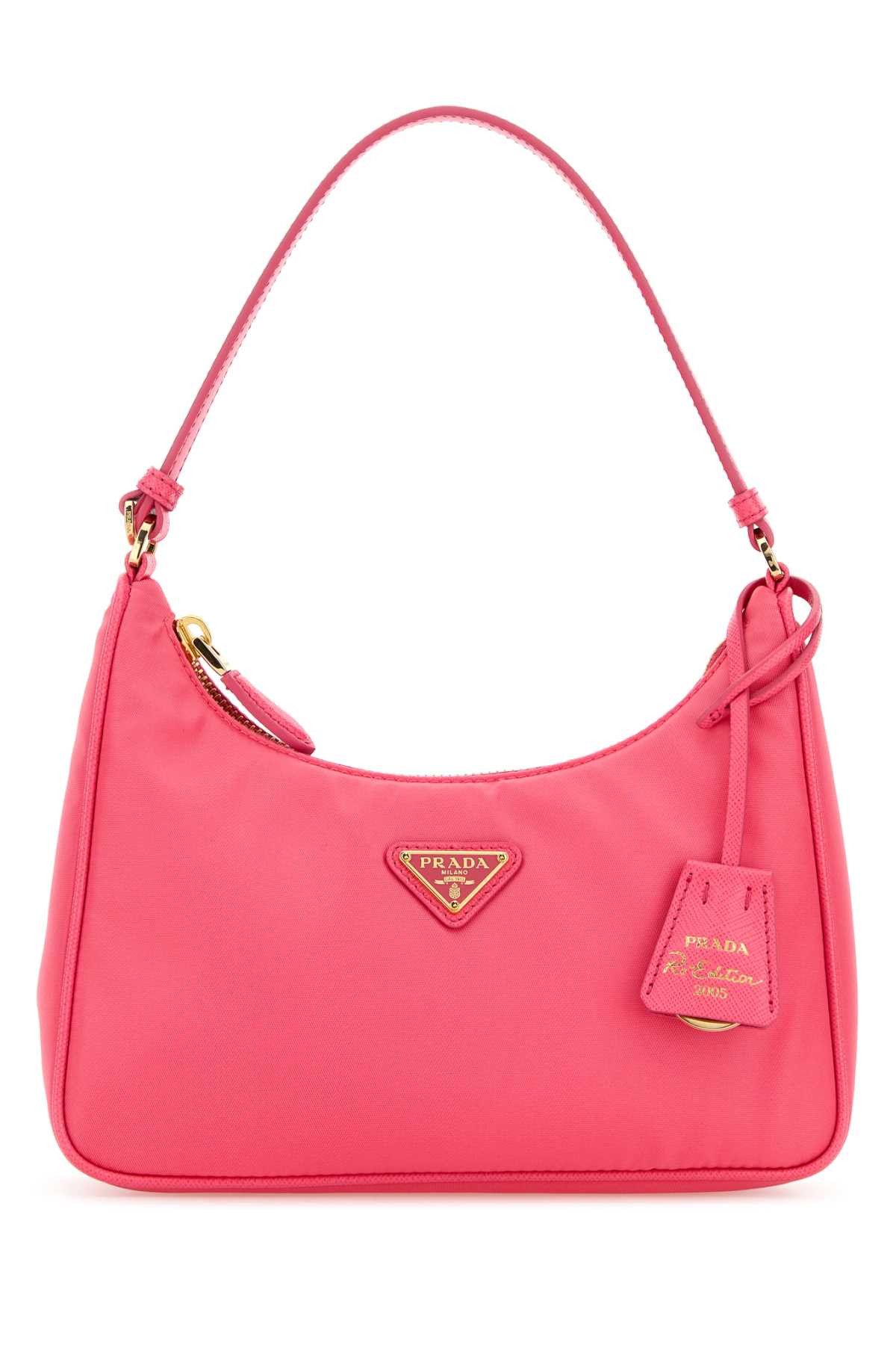 Prada Fluo Pink Re-Nylon Prada Re-Edition 2005 Shoulder Bag Size ONE SIZE - 1 Thumbnail
