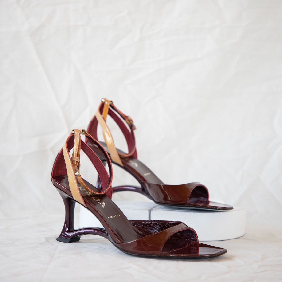 Prada Prada SS 2000 Abstract Heels Size US 7.5 / IT 37.5 - 1 Thumbnail