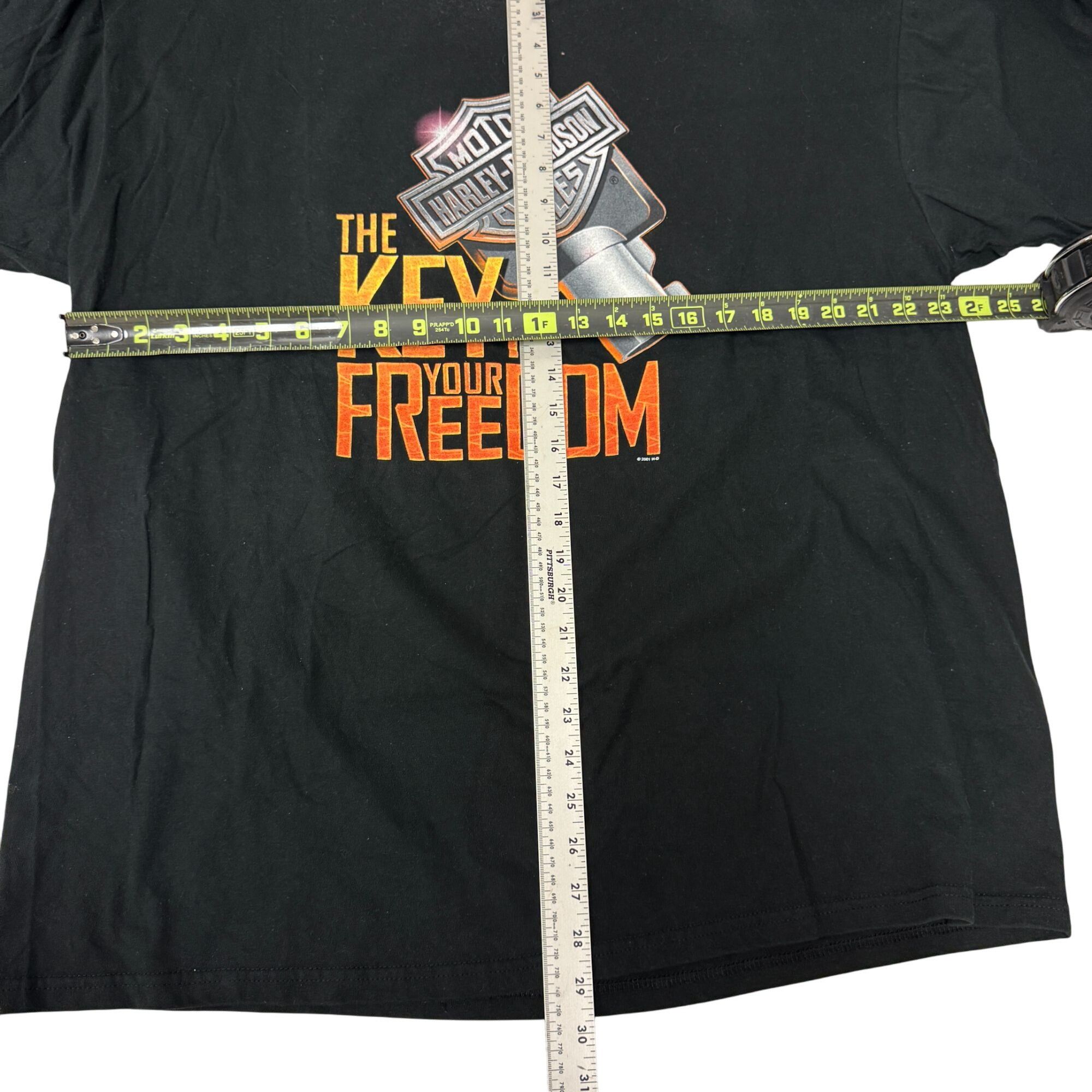 Harley Davidson H-D KEY TO FREEDOM Motorcycle Biker CRUISIN Naples SUNSET 2X Size US XXL / EU 58 / 5 - 6 Thumbnail