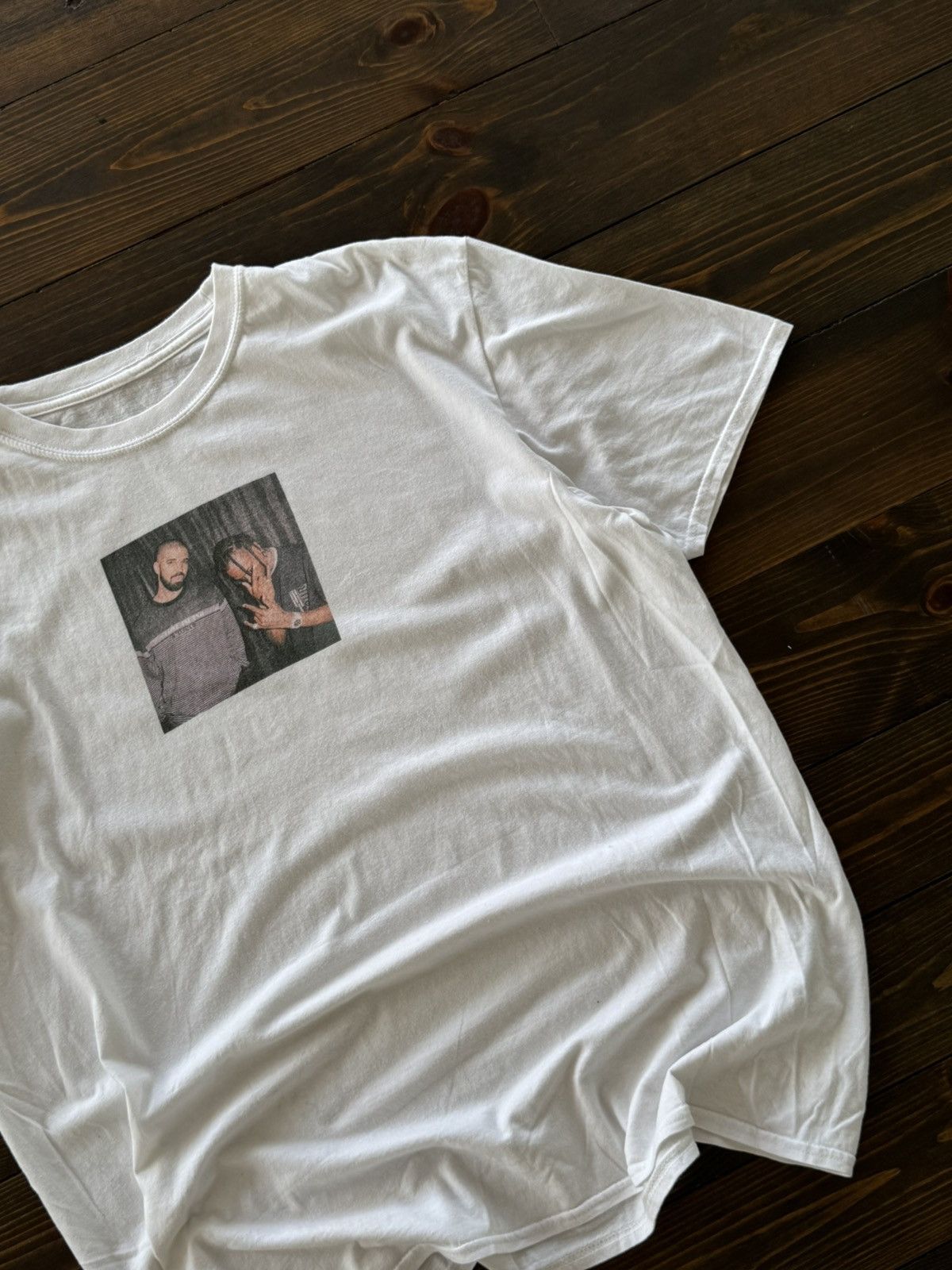 Other Travis Scott x Drake Vintage Pattern Rap T-Shirt Size US L / EU 52-54 / 3 - 5 Thumbnail