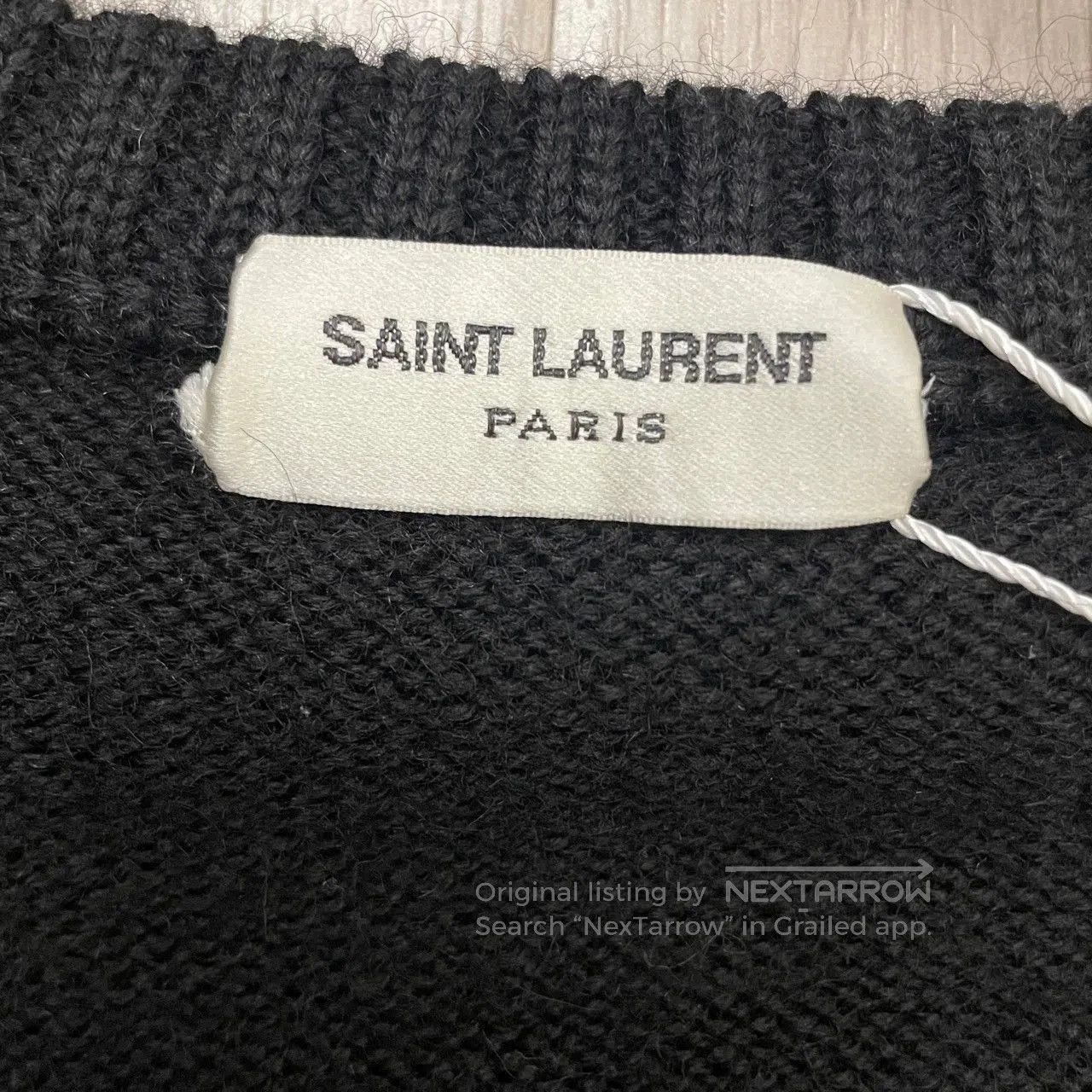 Saint Laurent Paris Saint Laurent Paris Shark sweater. Size US L / EU 52-54 / 3 - 5 Thumbnail