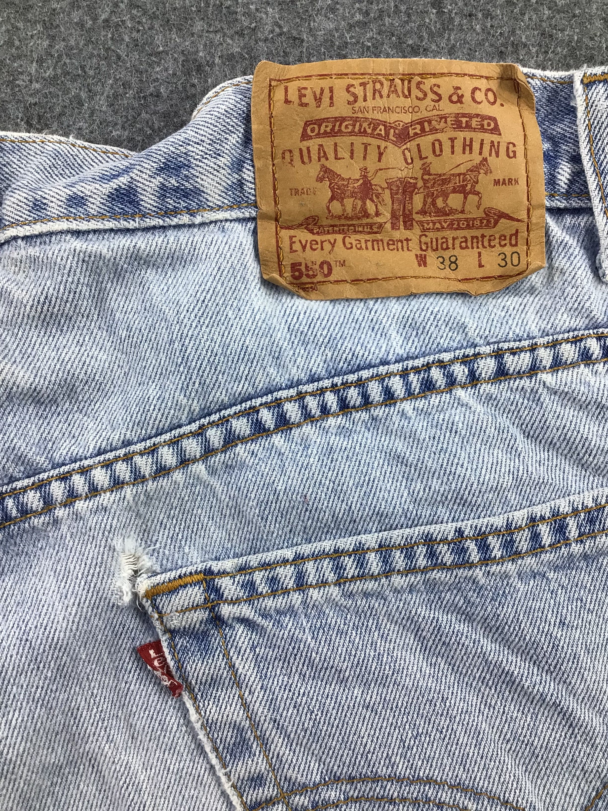 Levi's Vintage Levis Jeans Lot 550-J824 Size US 36 / EU 52 - 5 Thumbnail