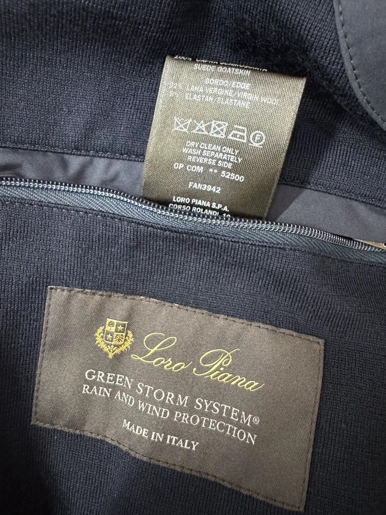 Loro Piana LORO PIANA Solid color collar zipper sleeveless vest Size US L / EU 52-54 / 3 - 9 Thumbnail