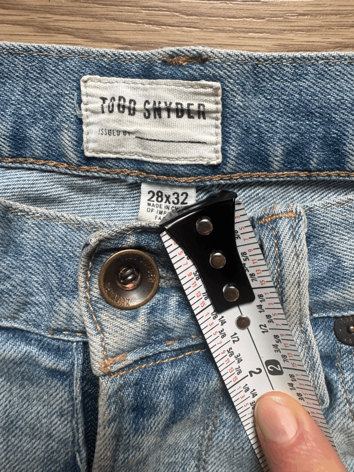 Todd Snyder Todd Snyder Slim Stretch Jeans Light Wash 28x32 (*30x30) Size US 30 / EU 46 - 3 Thumbnail
