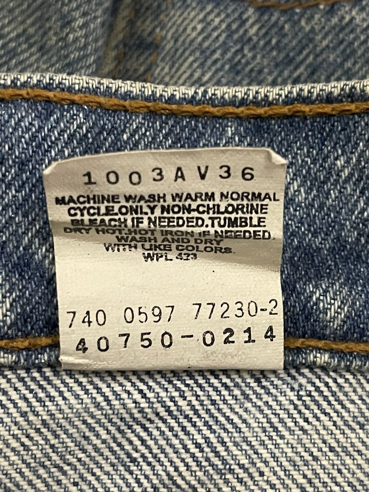 Levi's Vintage 80s Levis 550 Orange Tab Relaxed Fit Jeans Size US 27 - 9 Thumbnail