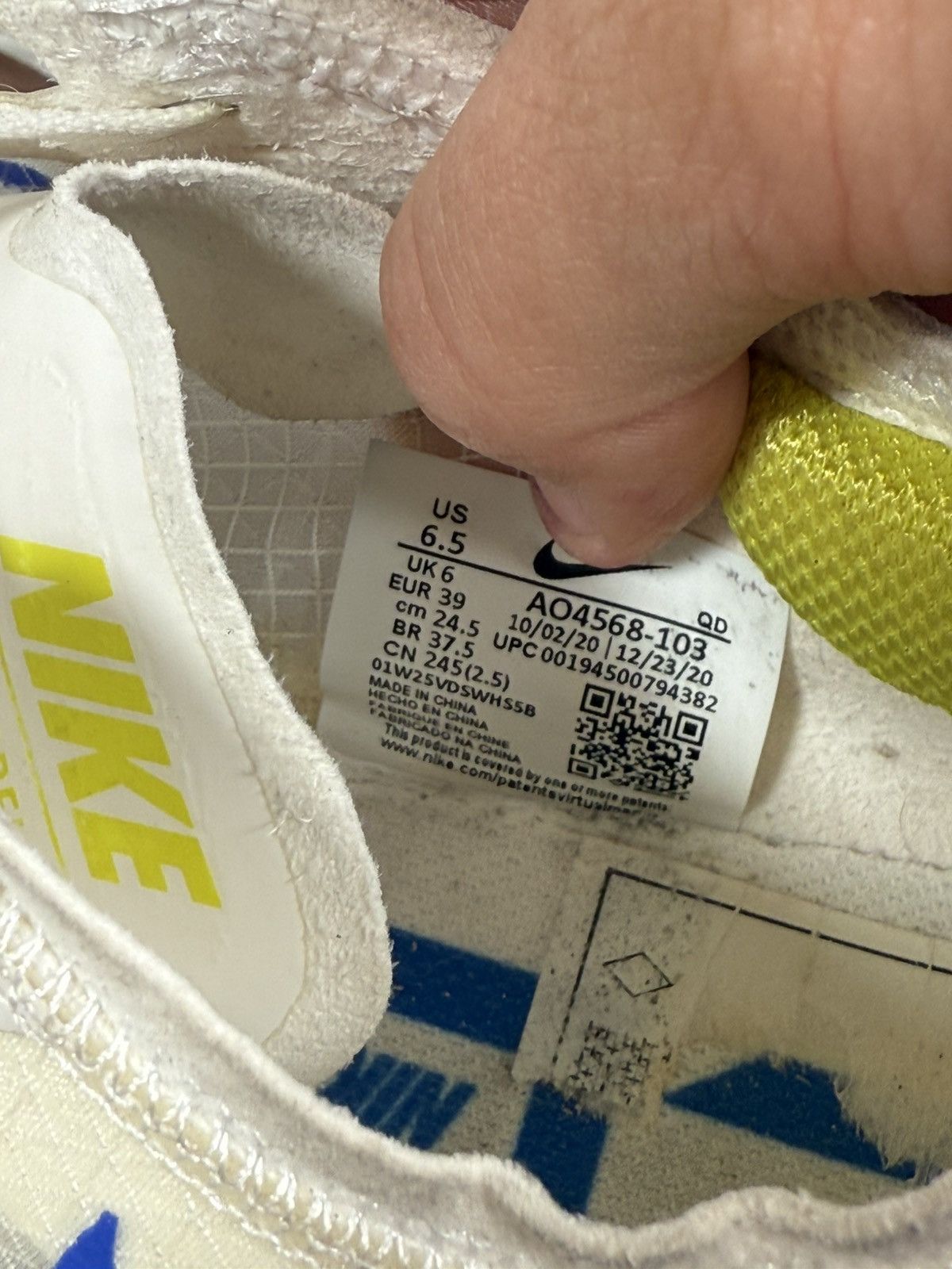 Nike Nike ZoomX VaporFly NEXT% Running Shoes Size US 6.5 / EU 39-40 - 7 Thumbnail