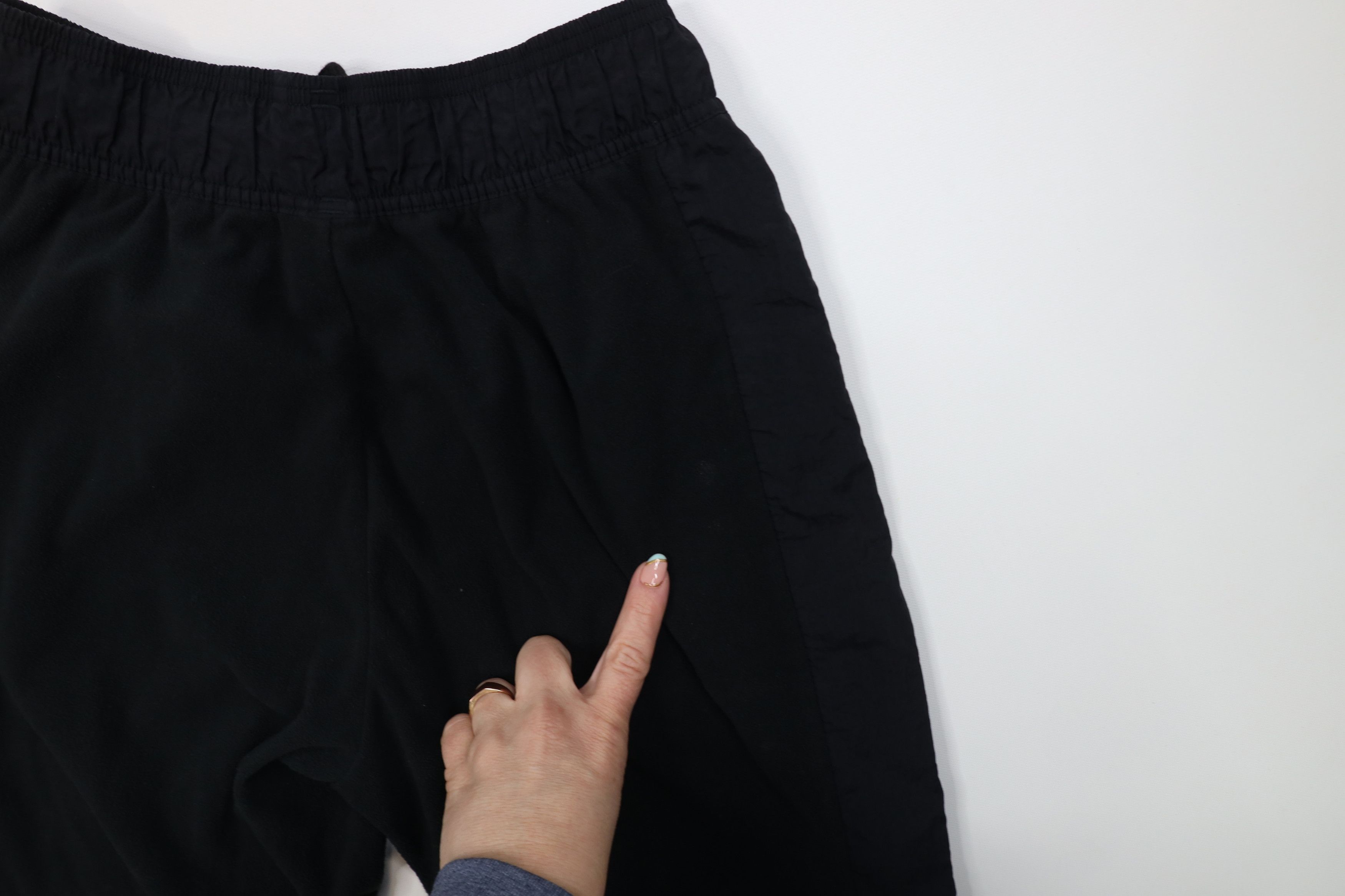 Adidas Vintage Y2K Adidas Spell Out Fleece Sweatpants Joggers Black Size US 32 / EU 48 - 14 Thumbnail