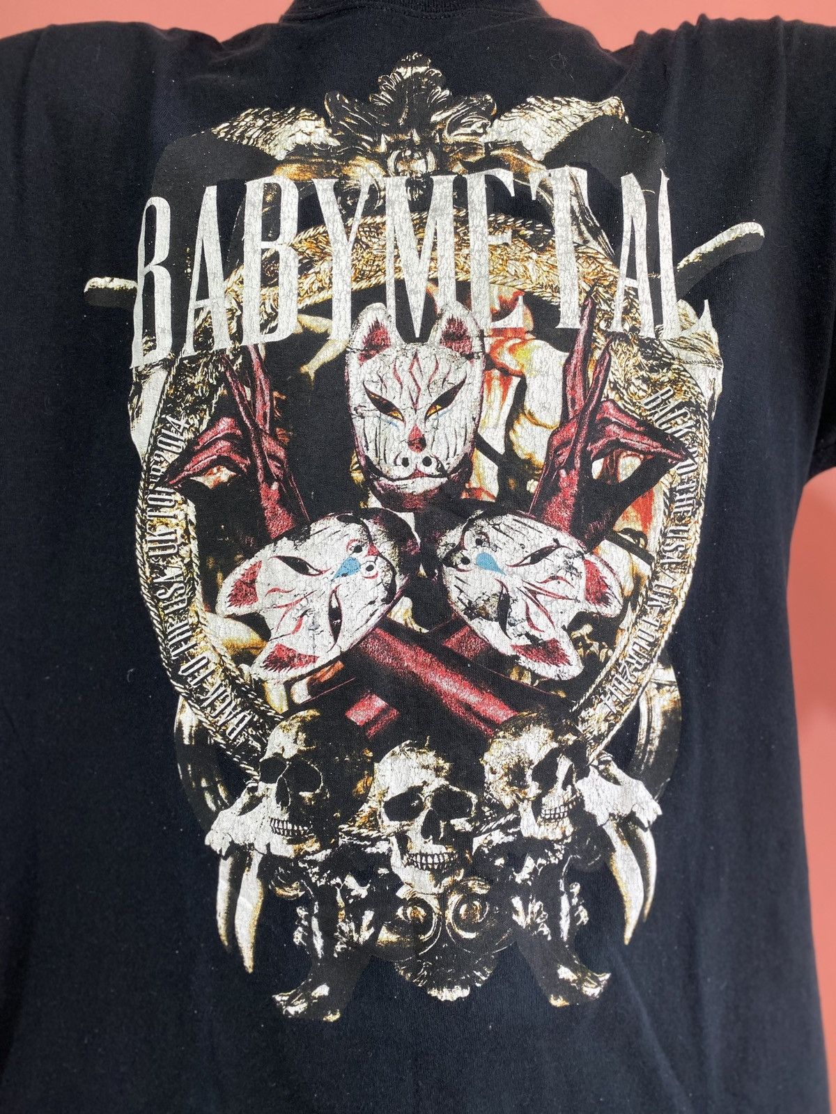 Vintage Babymetal rock metal dark shirt tee music Size US XL / EU 56 / 4 - 2 Thumbnail