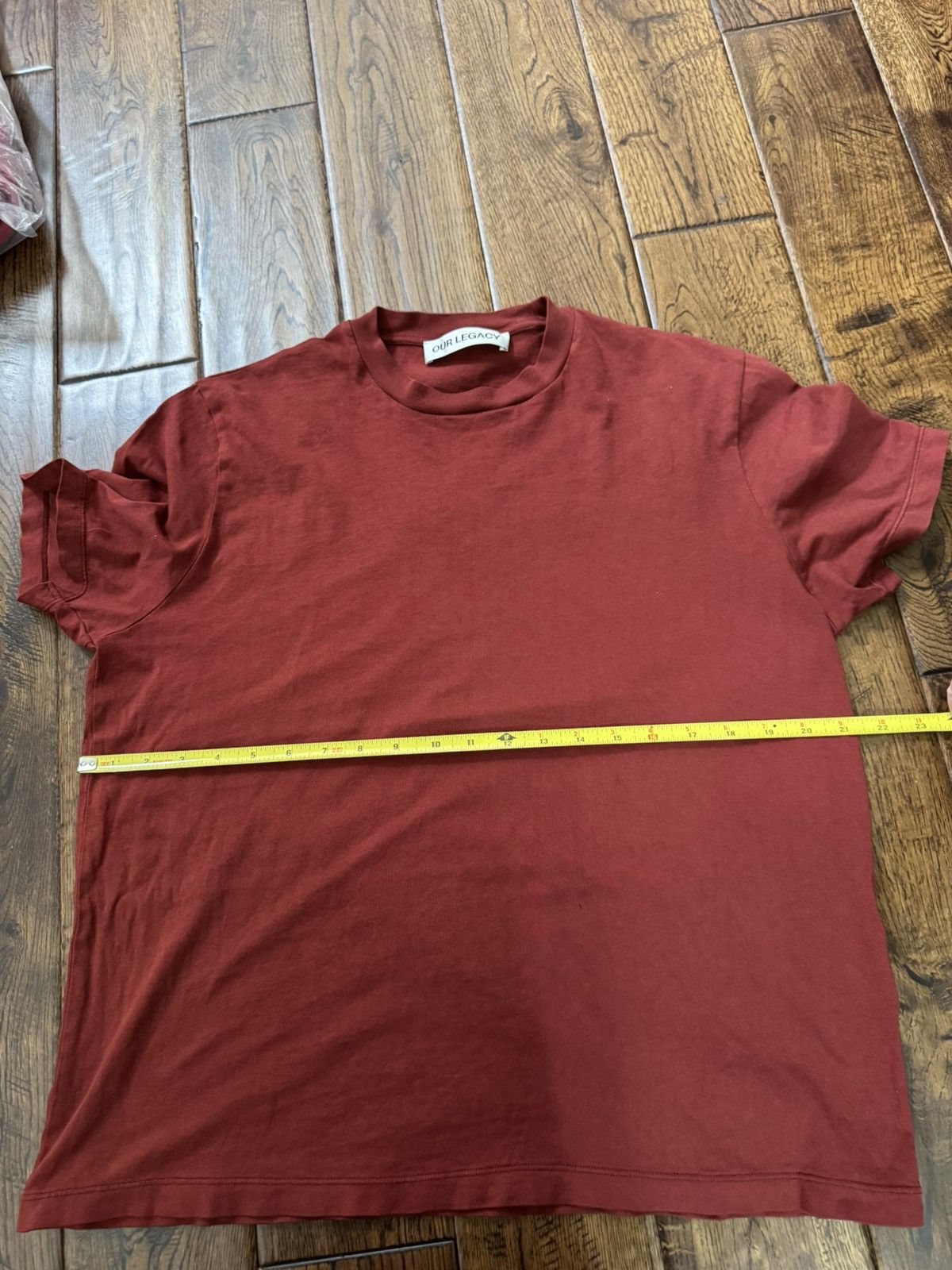 Our Legacy Our Legacy Box Tee Burnt Brick Red Size 46 Size US S / EU 44-46 / 1 - 4 Thumbnail
