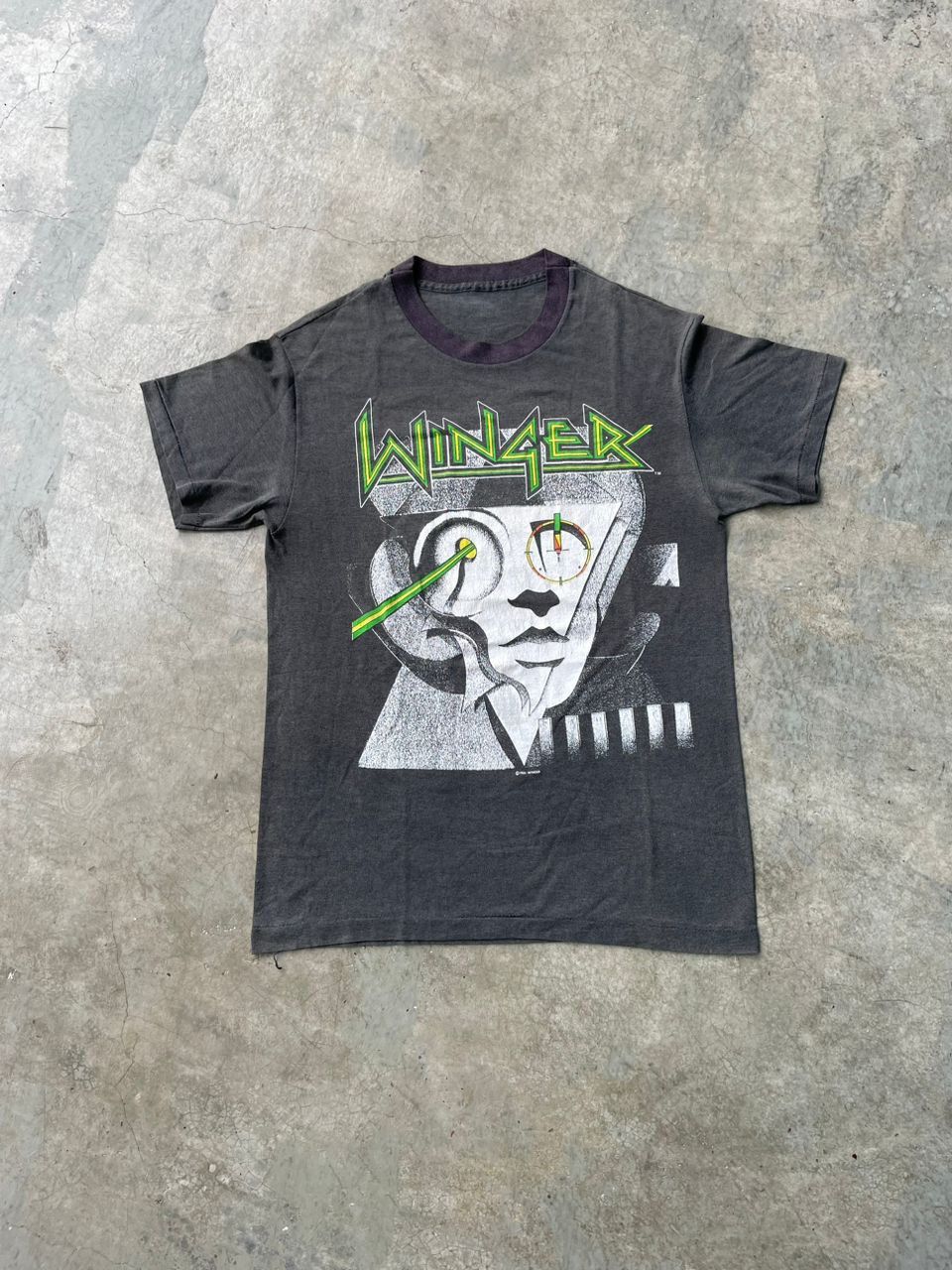 Band Tees Vintage 80s Winger 'Too Tuff Too Tame' Tour Rock Band Tees Size US S / EU 44-46 / 1 - 1 Thumbnail