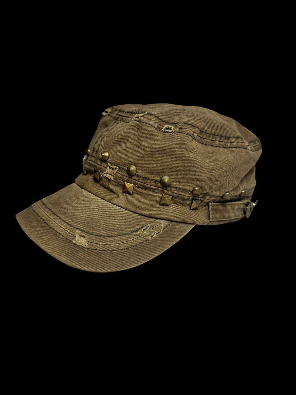 Beauty Beast × Hysteric Glamour × Japanese Brand Cadet Studded Distressed Hats Size ONE SIZE - 1 Thumbnail