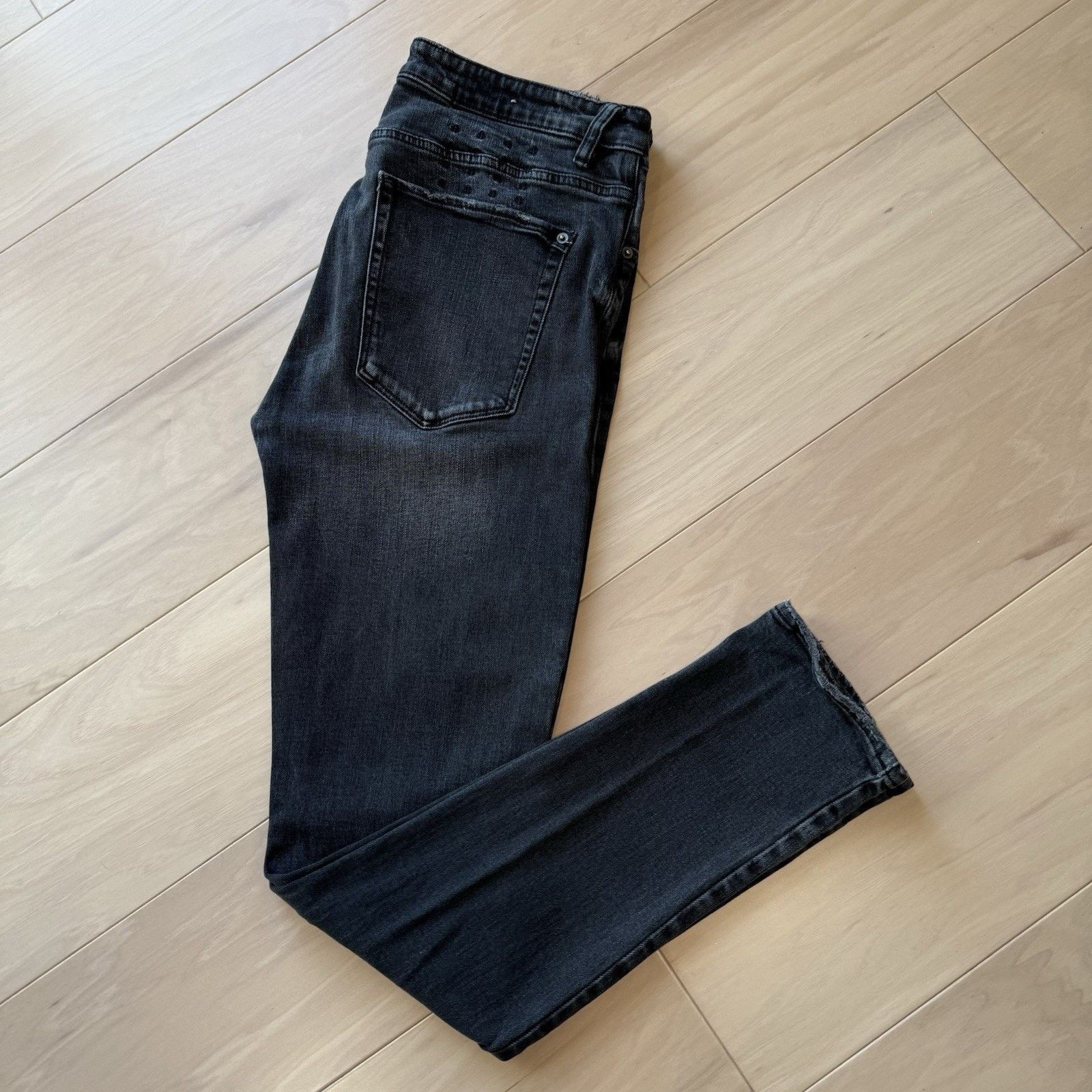 Ksubi Ksubi Jeans 34 Black Dark Wash Skinny Fit Japan Denim Size US 34 / EU 50 - 10 Thumbnail