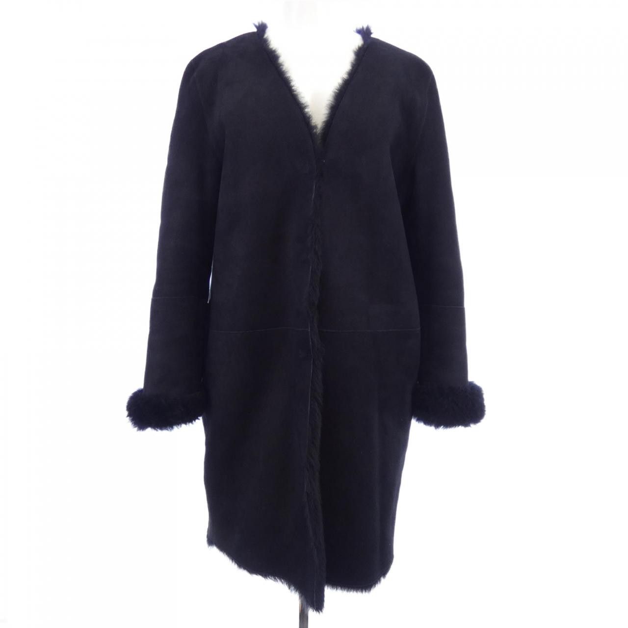 Theory Theory Theory Shearling Coat Fur Outerwear 01-7460810-890-902 DUTY FREE for USA Size ONE SIZE - 1 Thumbnail