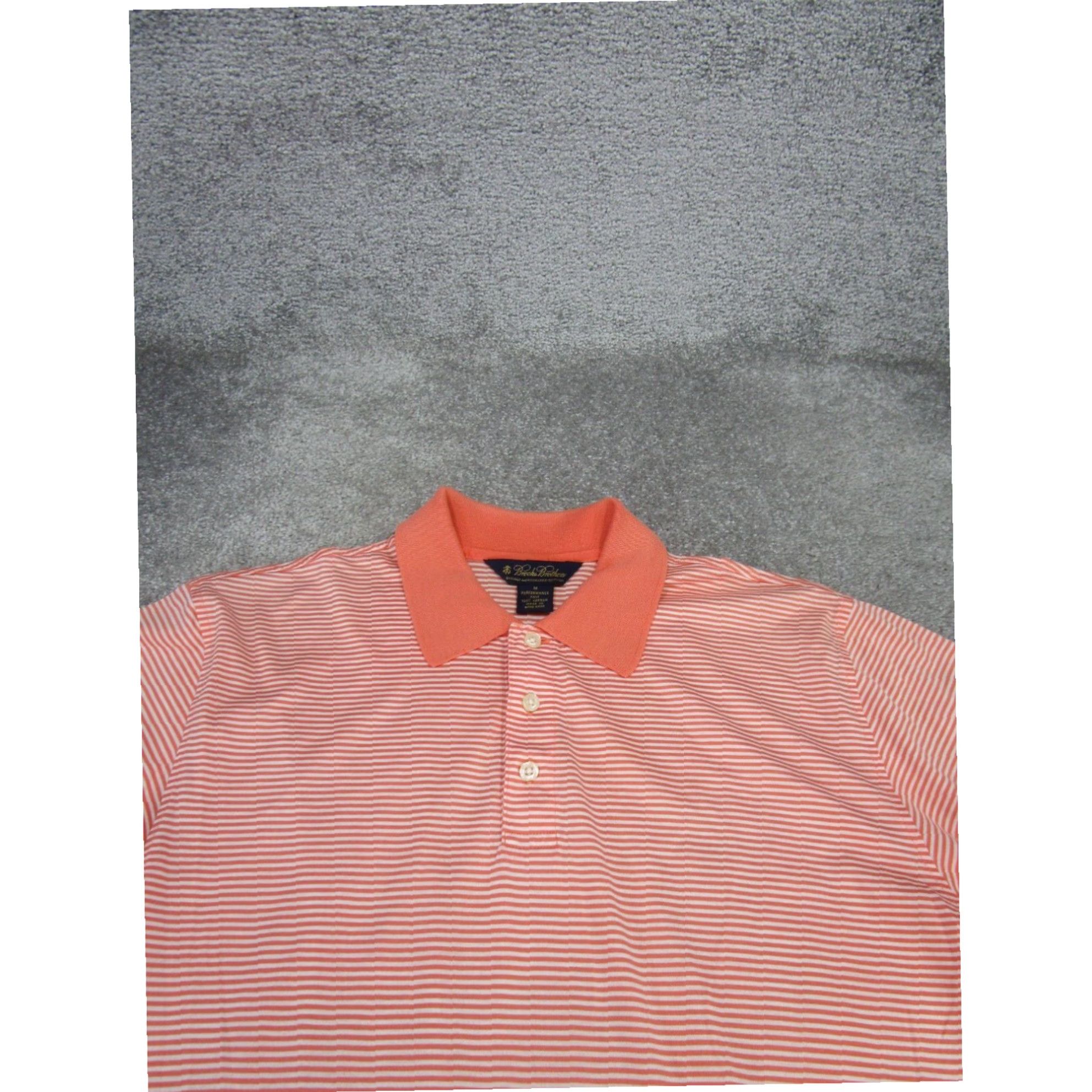 Brooks Brothers Brooks Brothers Mens Golf Polo Shirt Pink Cotton Short Sleeve Medium Size US M / EU 48-50 / 2 - 2 Thumbnail