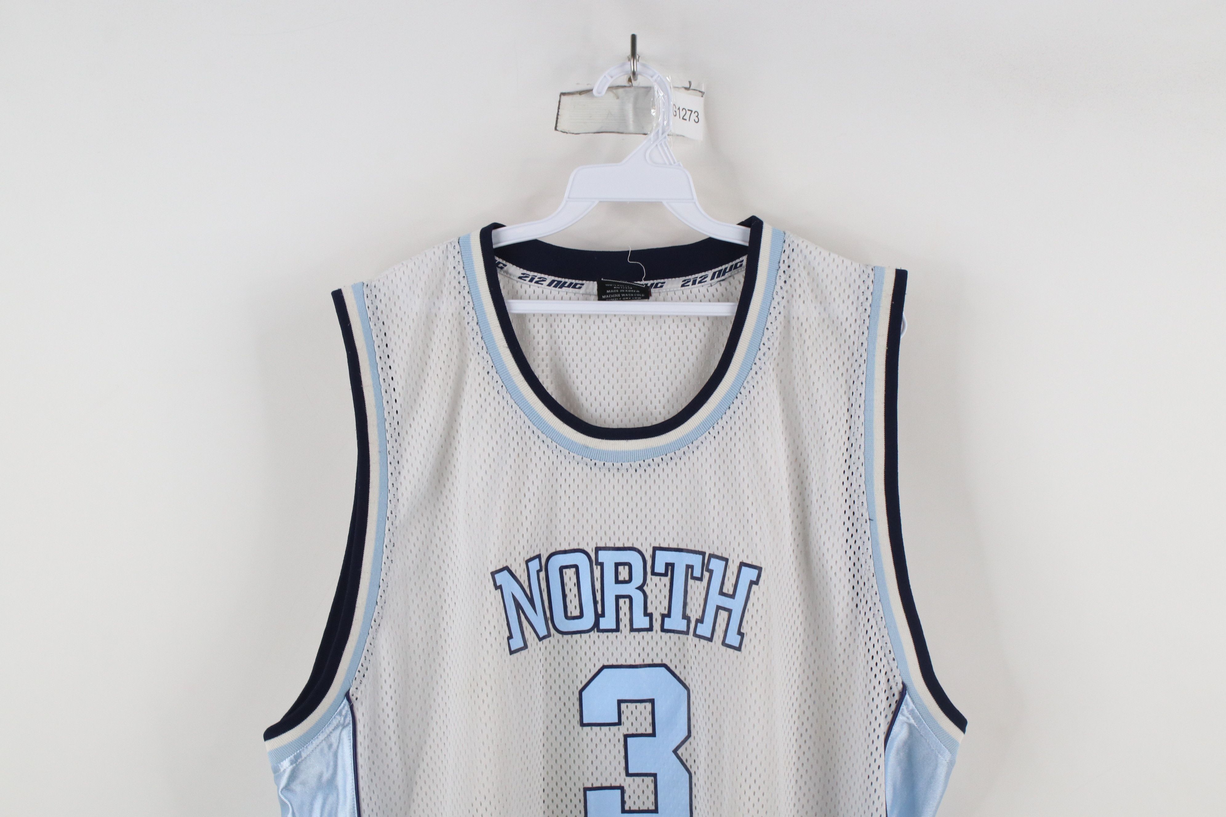 Vintage Vintage 90s Y2K University of North Carolina Basketball #3 Size US XXL / EU 58 / 5 - 2 Thumbnail