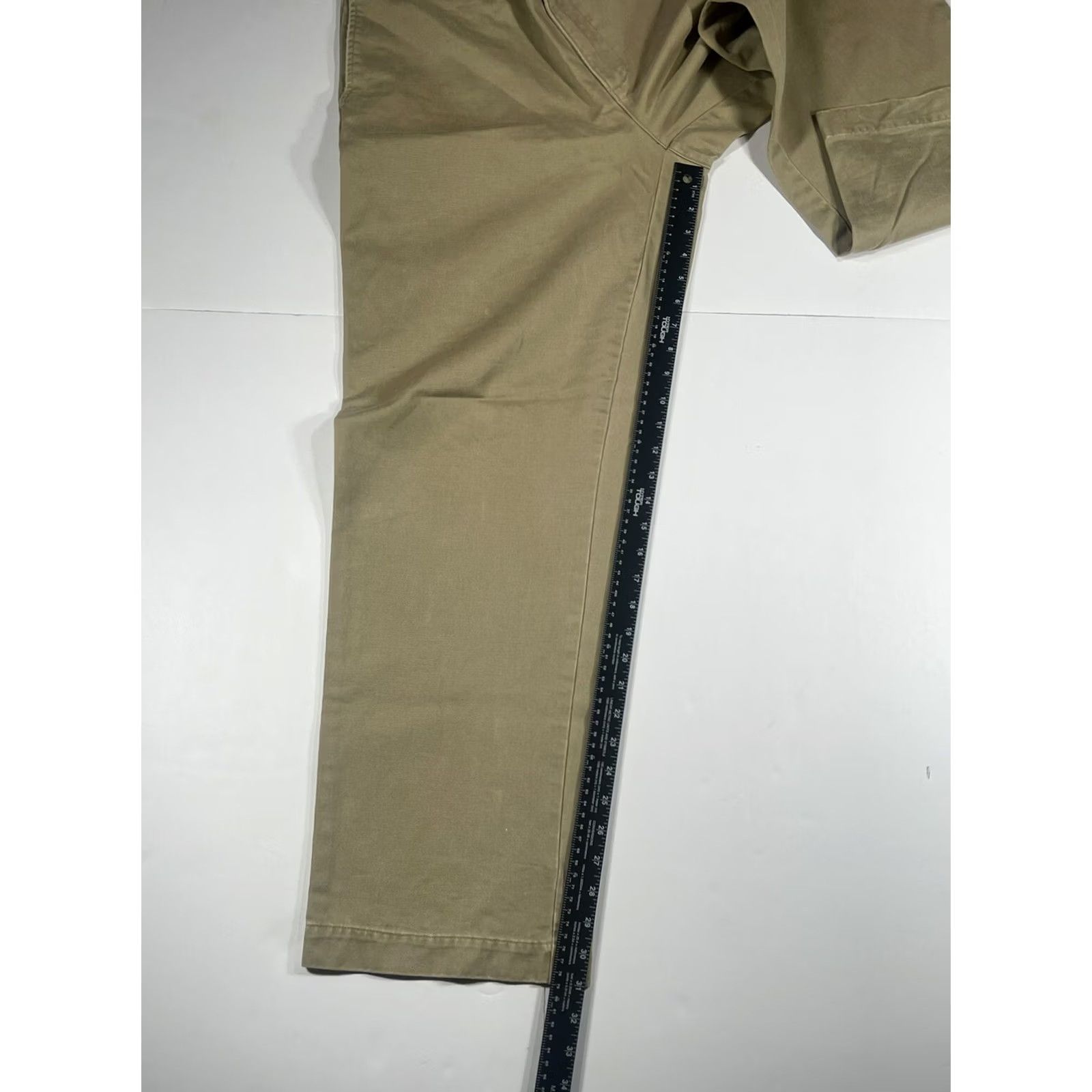 American Eagle Outfitters American Eagle Outfitters Mens Beige Flat Front Khaki Chino Pants Size 34Wx32L - Good Pre-Owned Condition Size US 34 / EU 50 - 5 Thumbnail