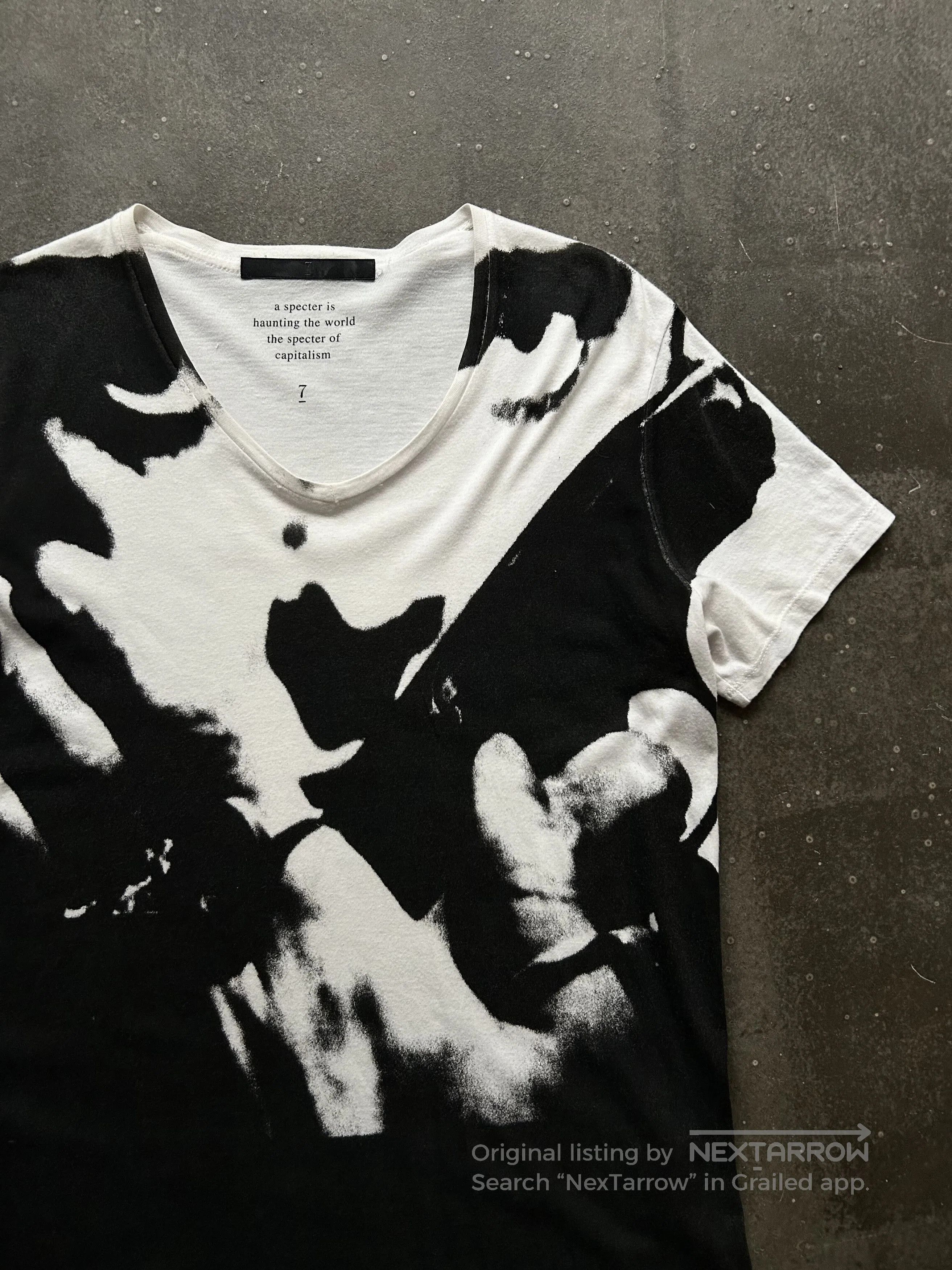 Julius black and white graphic print t-shirt. Size US M / EU 48-50 / 2 - 2 Thumbnail