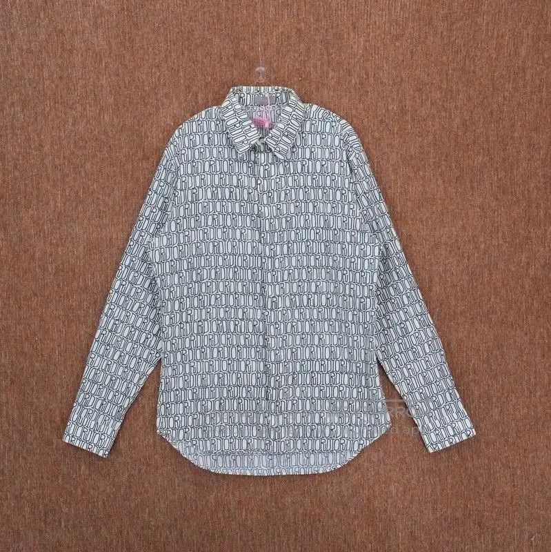 Dior Dior Men's Long Sleeve Shirt with Letter Pattern . Size US S / EU 44-46 / 1 - 1 Thumbnail